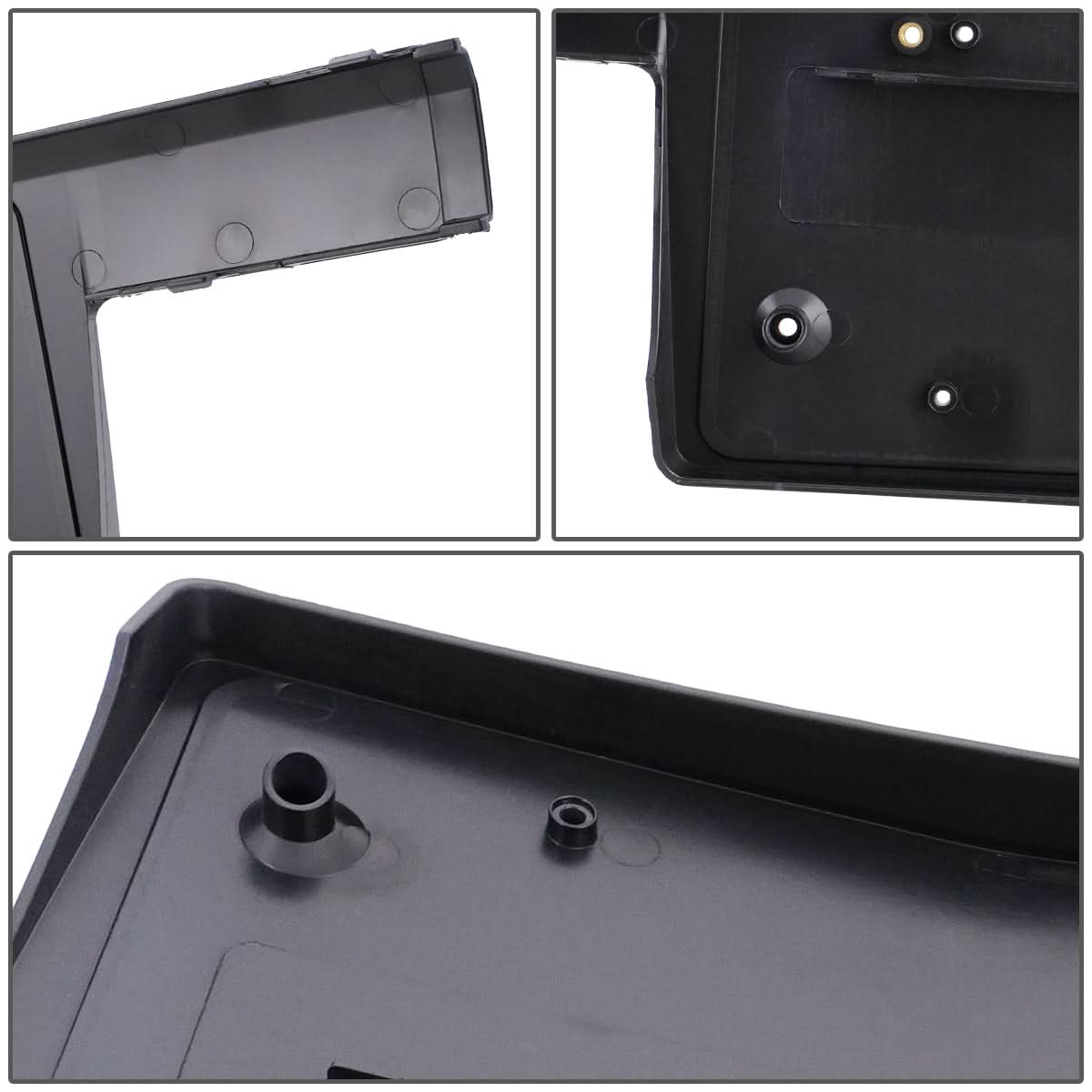 06-08 BMW 750I / 05-06 BMW 760I Front License Plate Mounting Bracket - Black