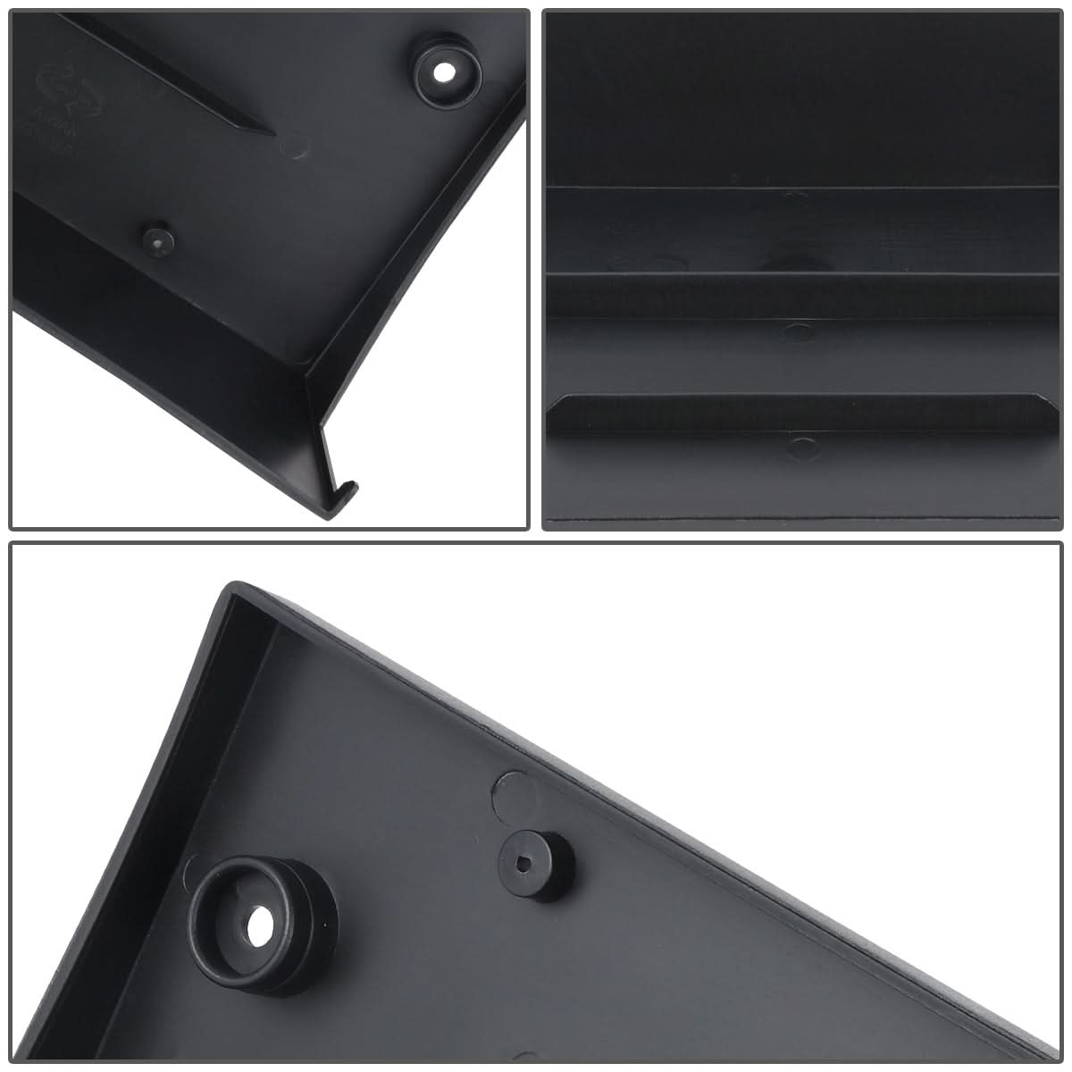 2015-2017 BMW X3 Front License Plate Mounting Bracket - Black