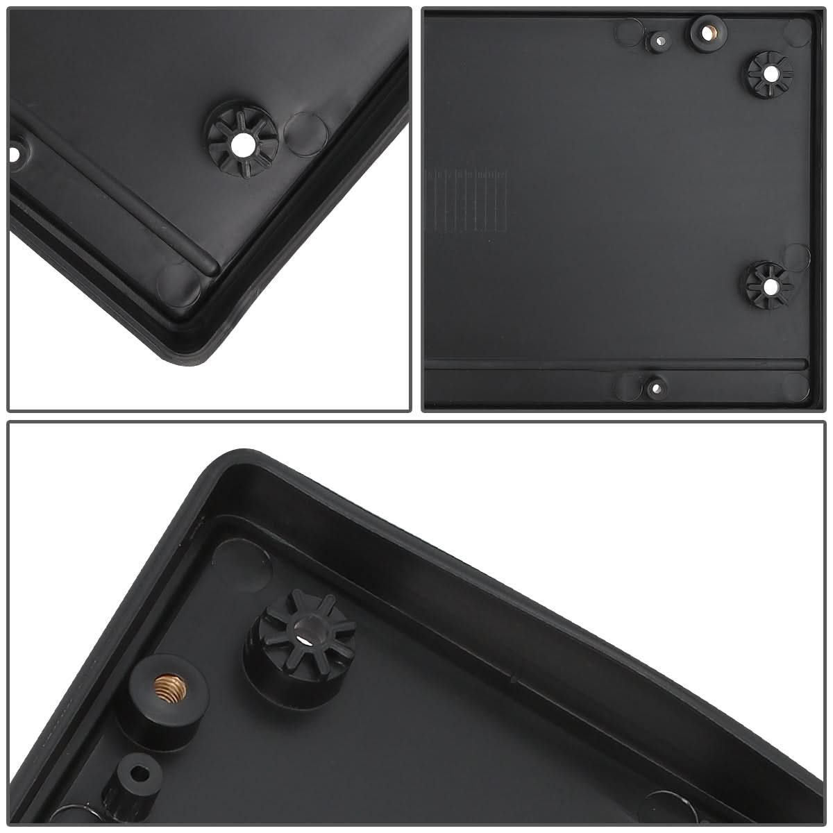 17-20 BMW 530E 530I 540I Front License Plate Mounting Bracket Black