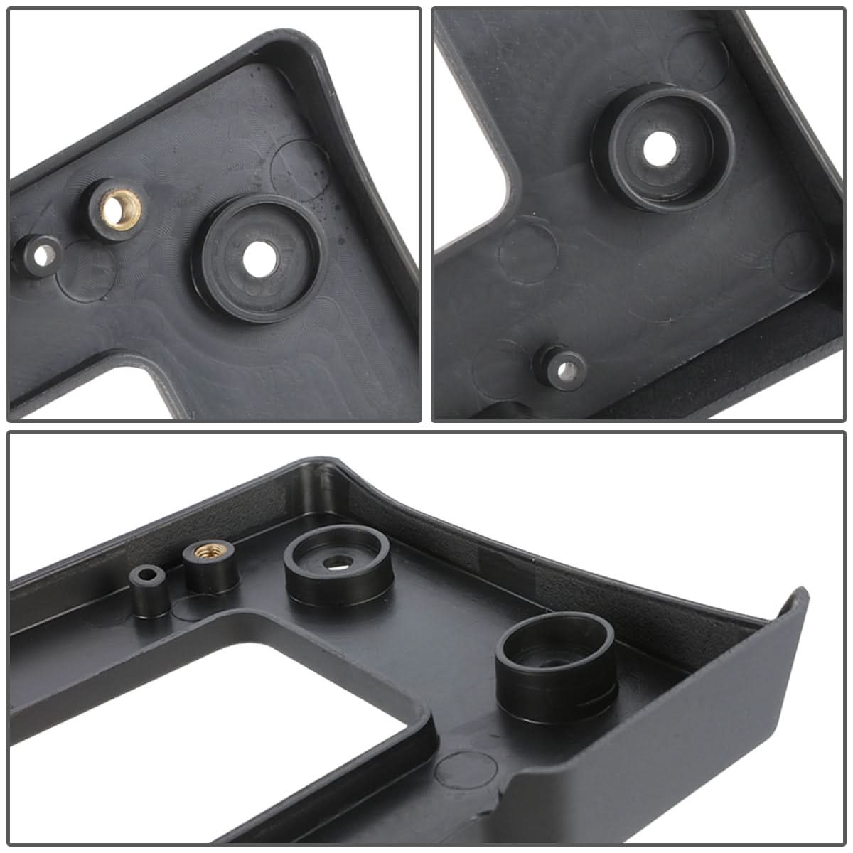 2019-2021 BMW 330i Front License Plate Mounting Bracket Black