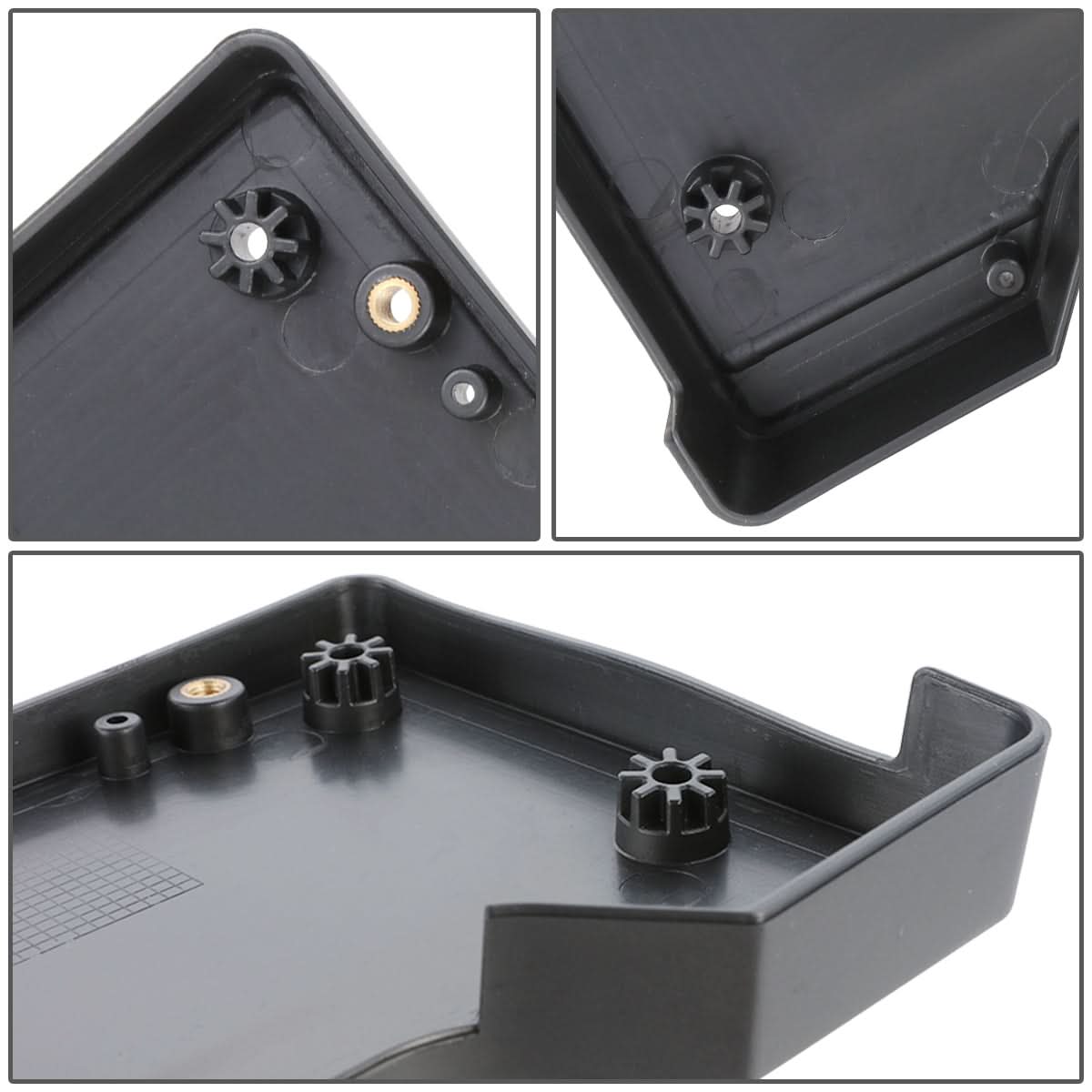 18-19 BMW 7 Series Front License Plate Mounting Bracket Black