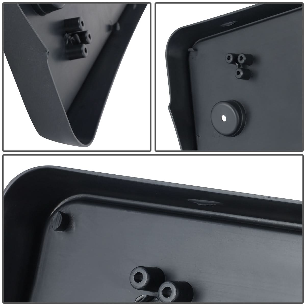 11-15 Ford Explorer Front License Plate Mounting Bracket Black