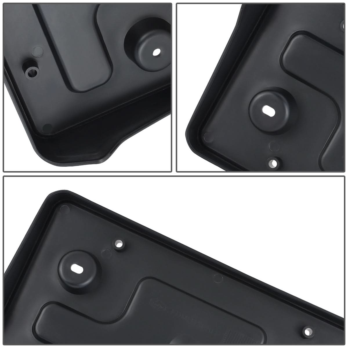 2013-2014 Ford Mustang Front License Plate Mounting Bracket - Black
