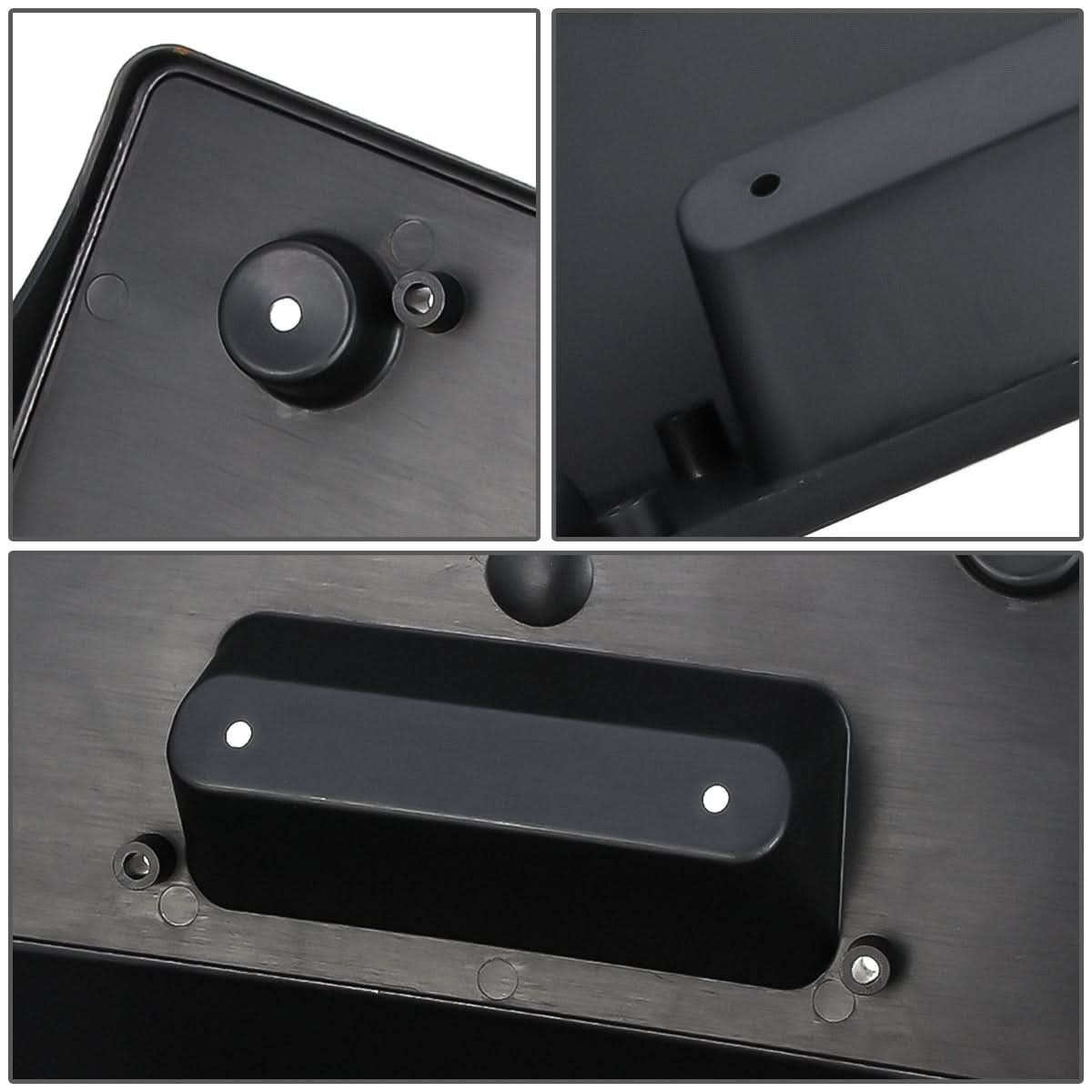 2015-2020 GMC Canyon Front License Plate Mounting Bracket - Black