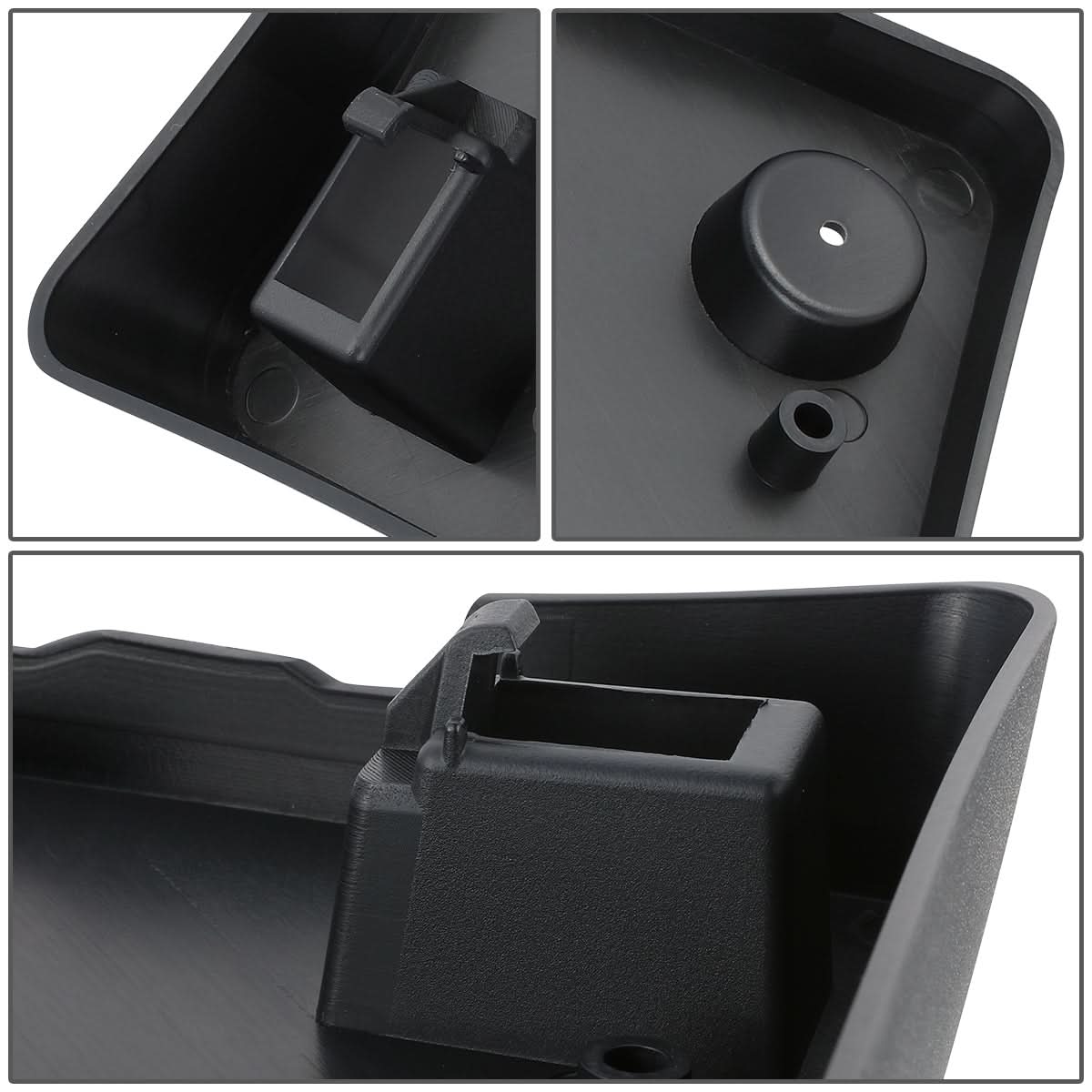 2017-2019 GMC Acadia Front License Plate Mounting Bracket - Black