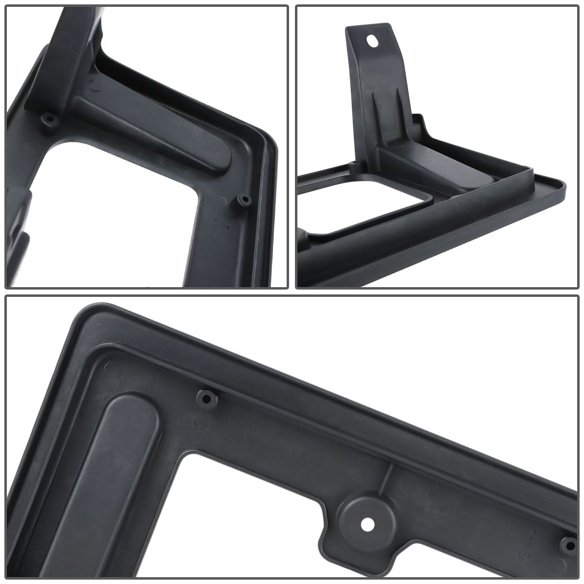 07-08 Honda Fit Front License Plate Mounting Bracket - Black
