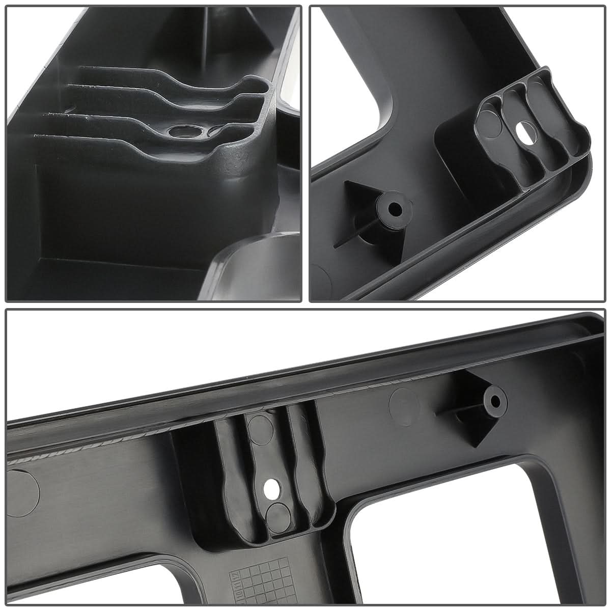 2016-2018 Honda HR-V Front License Plate Mounting Bracket - Black
