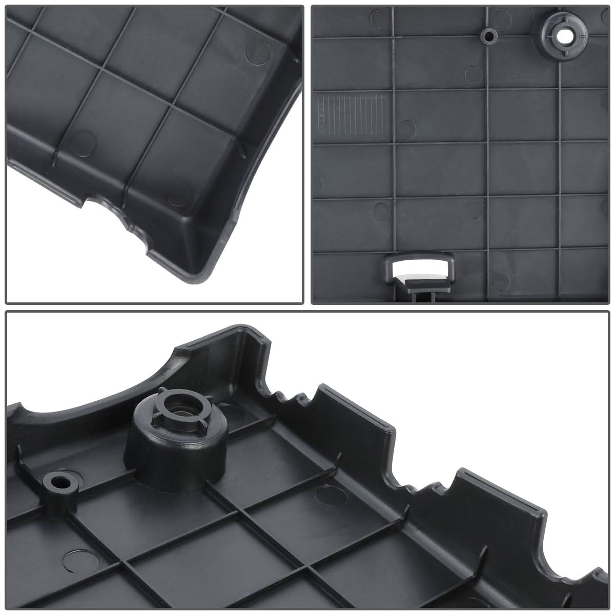 18-19 Hyundai Sonata License Plate Mounting Bracket - Front Black