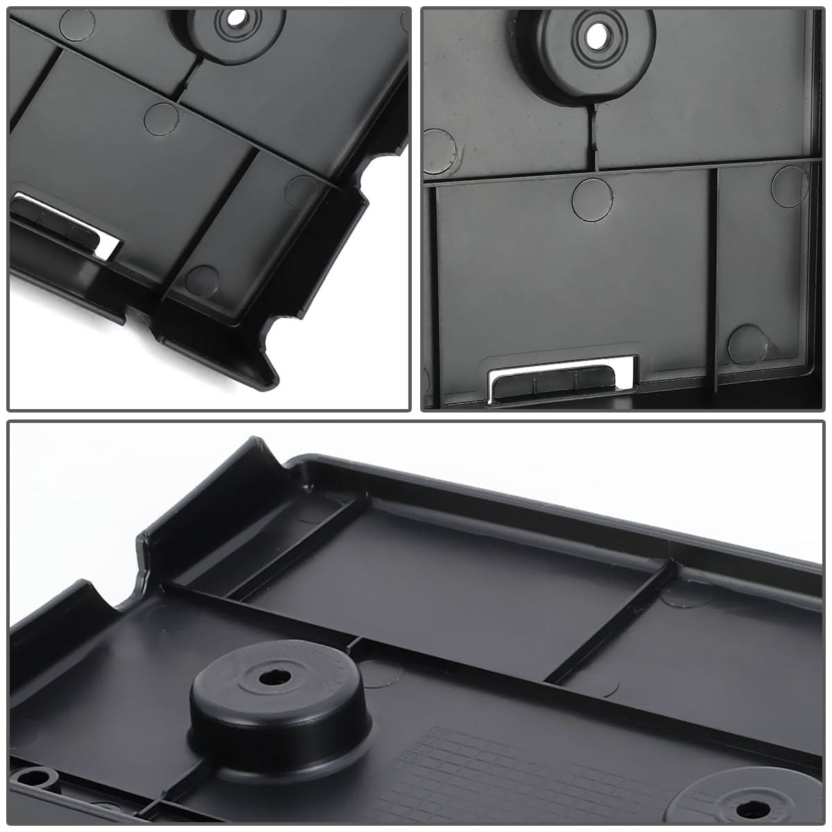 2019-2020 Hyundai Elantra Front License Plate Mounting Bracket Black