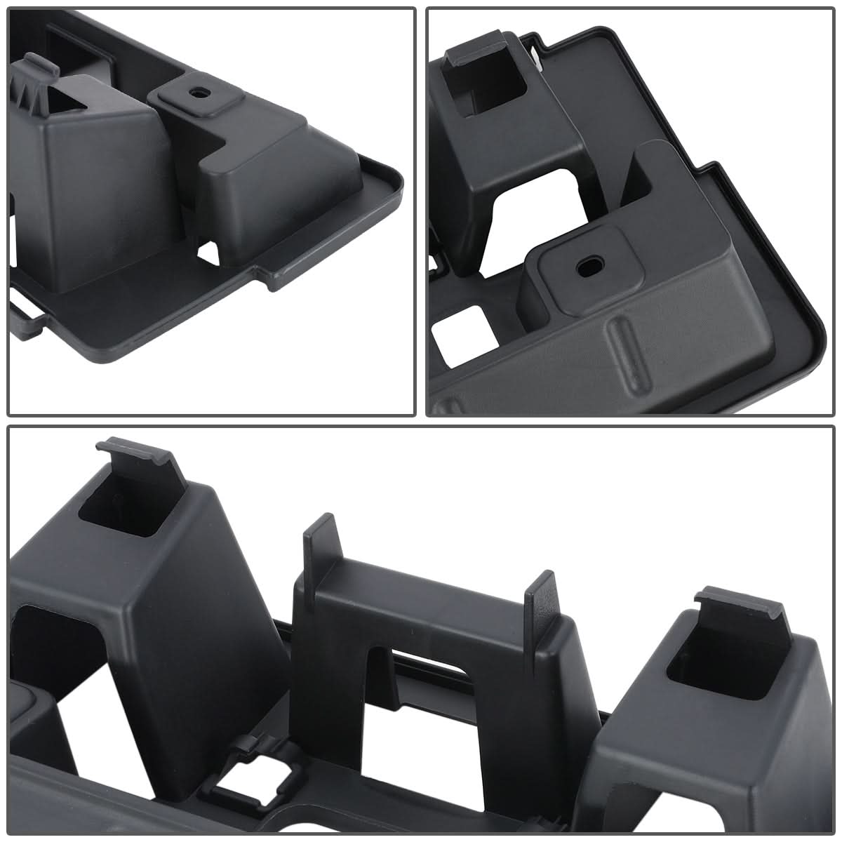 2014-2017 Mazda 6 Front License Plate Mounting Bracket - Black