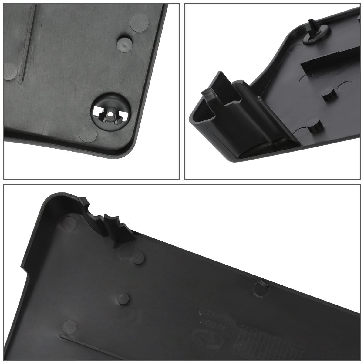 2014-2016 Mercedes CLA250 Front License Plate Mounting Bracket Black
