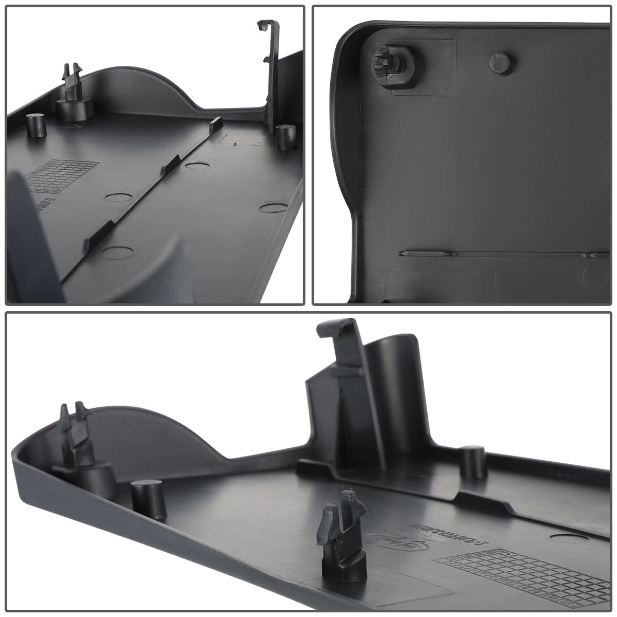 2016-2019 Mercedes GLC300 Front License Plate Mounting Bracket - Black