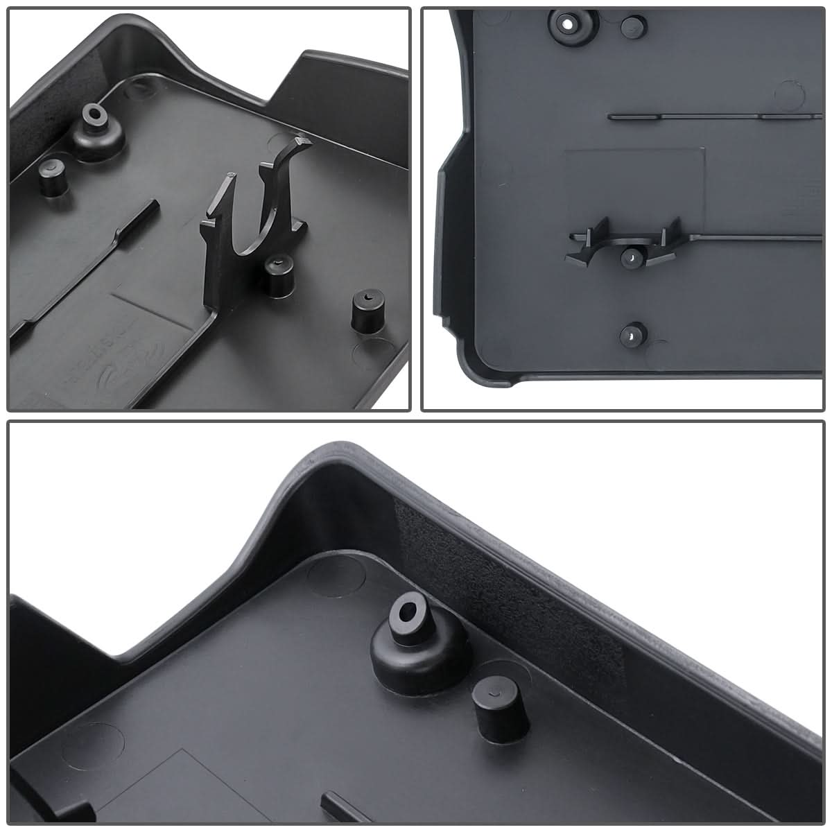 17-19 Mercedes GLS450 Front License Plate Mounting Bracket - Black