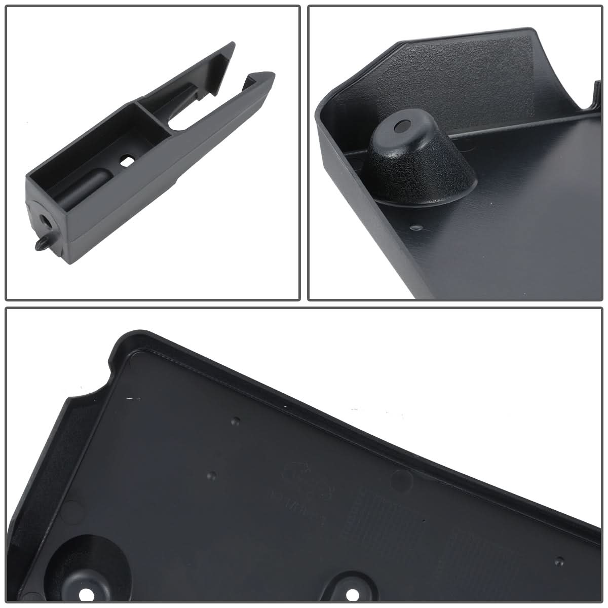 2017-2020 Mercedes E43/E53/E63 AMG Front License Plate Bracket Black