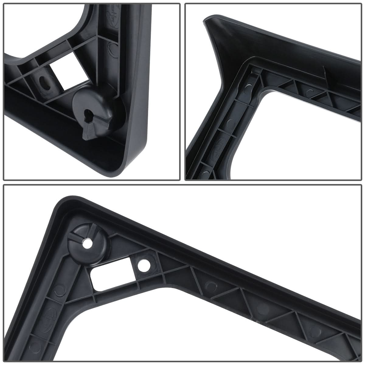 2010-2011 Toyota Prius Front License Plate Mounting Bracket - Black