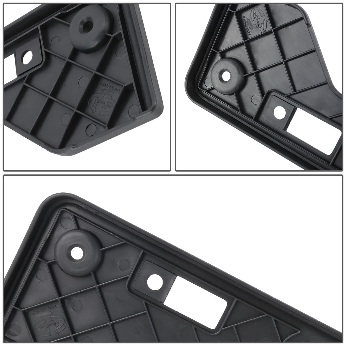 2013-2015 Toyota RAV4 Front License Plate Mounting Bracket - Black