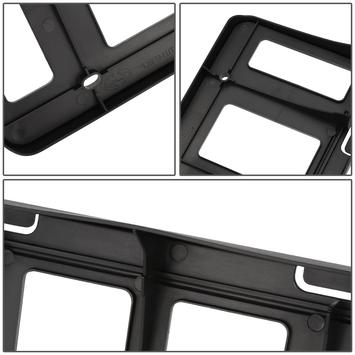 2014-2018 Toyota Tundra Front License Plate Mounting Bracket - Black