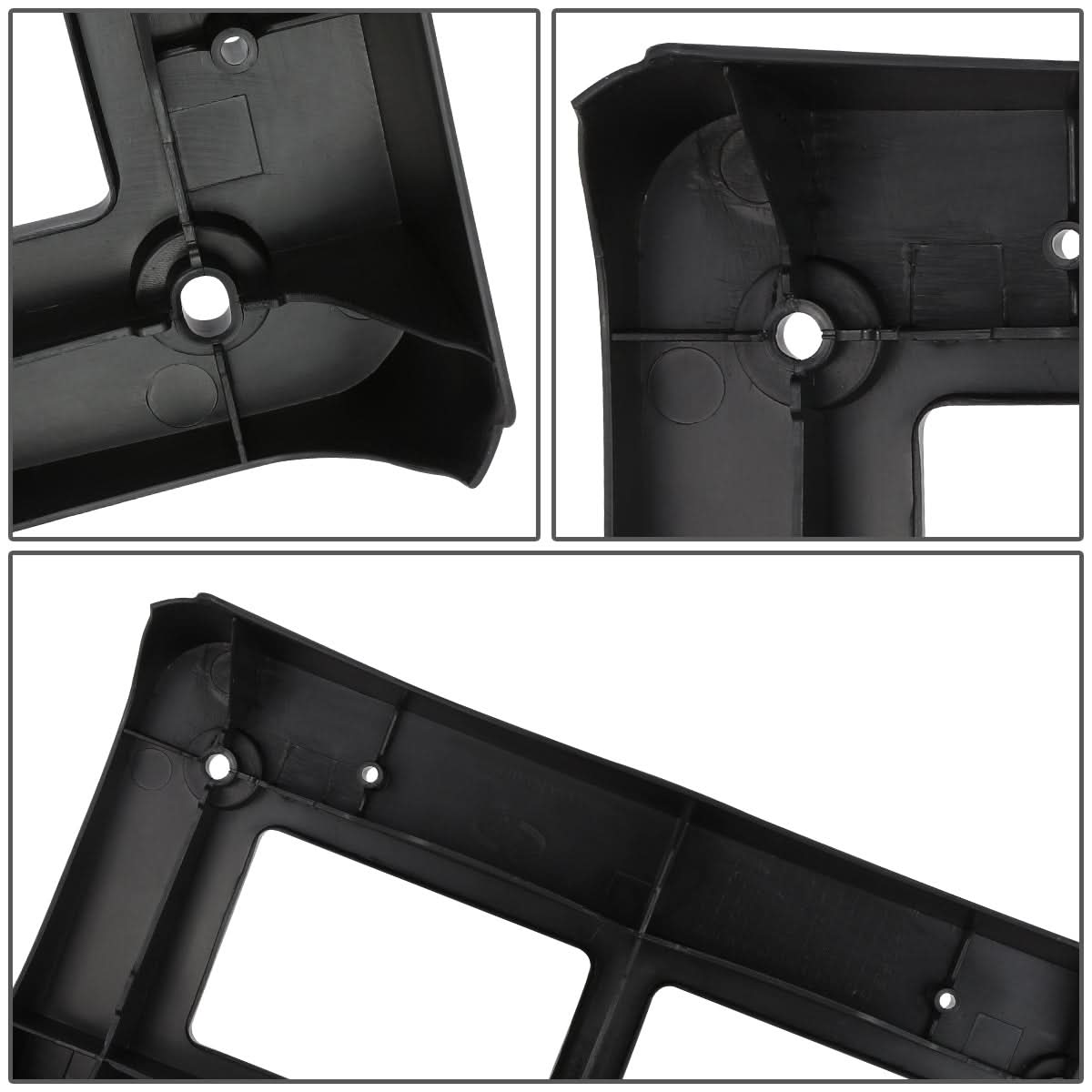 2016-2021 Toyota Tacoma Front License Plate Mounting Bracket Black