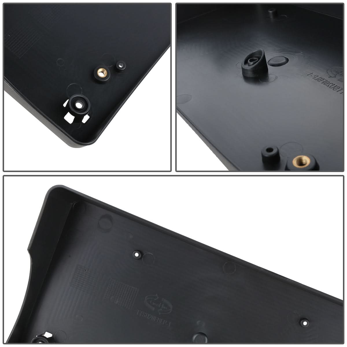 2020 Toyota GR Supra Front License Plate Mounting Bracket - Black