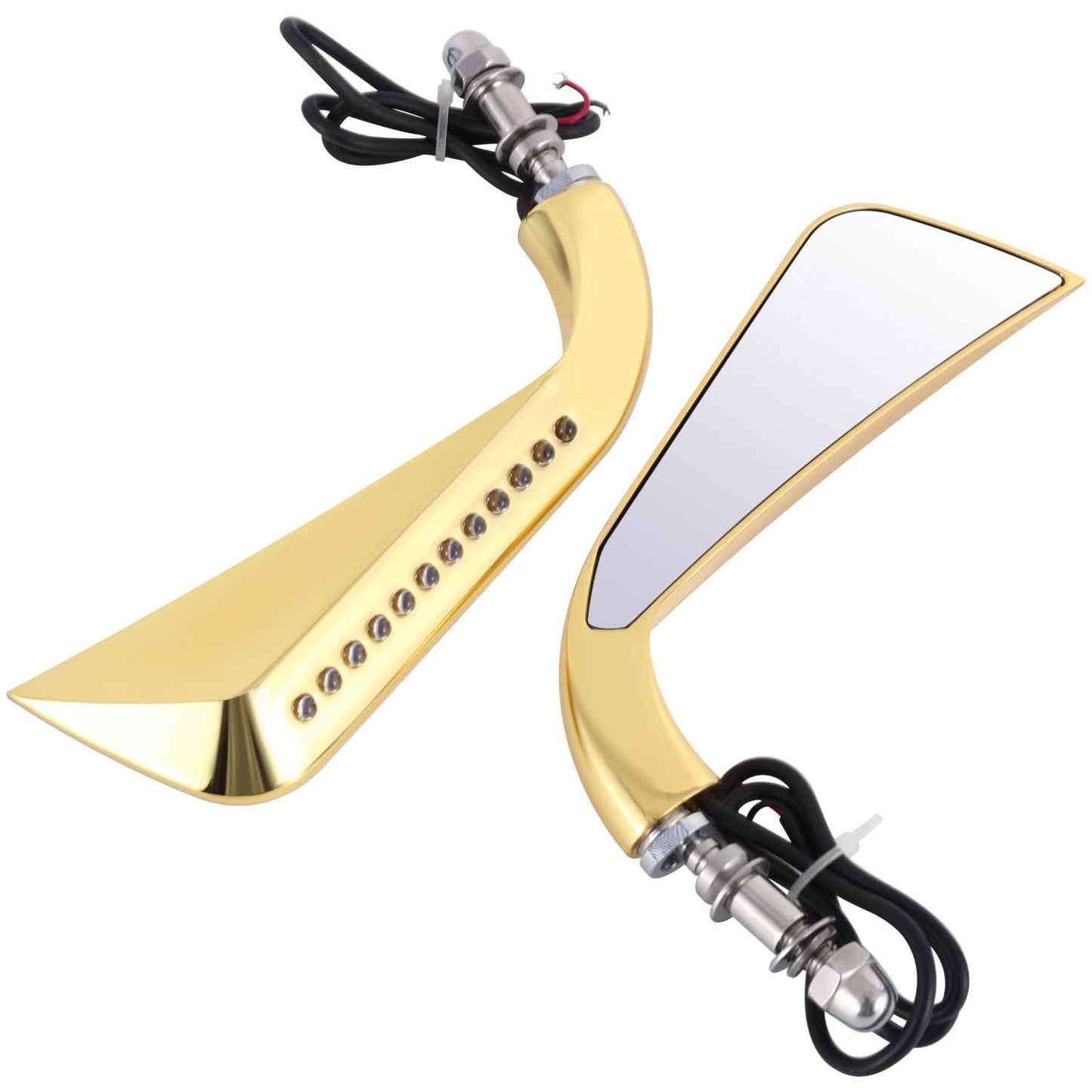 Motorcycle Rose Gold Rearview Mirror