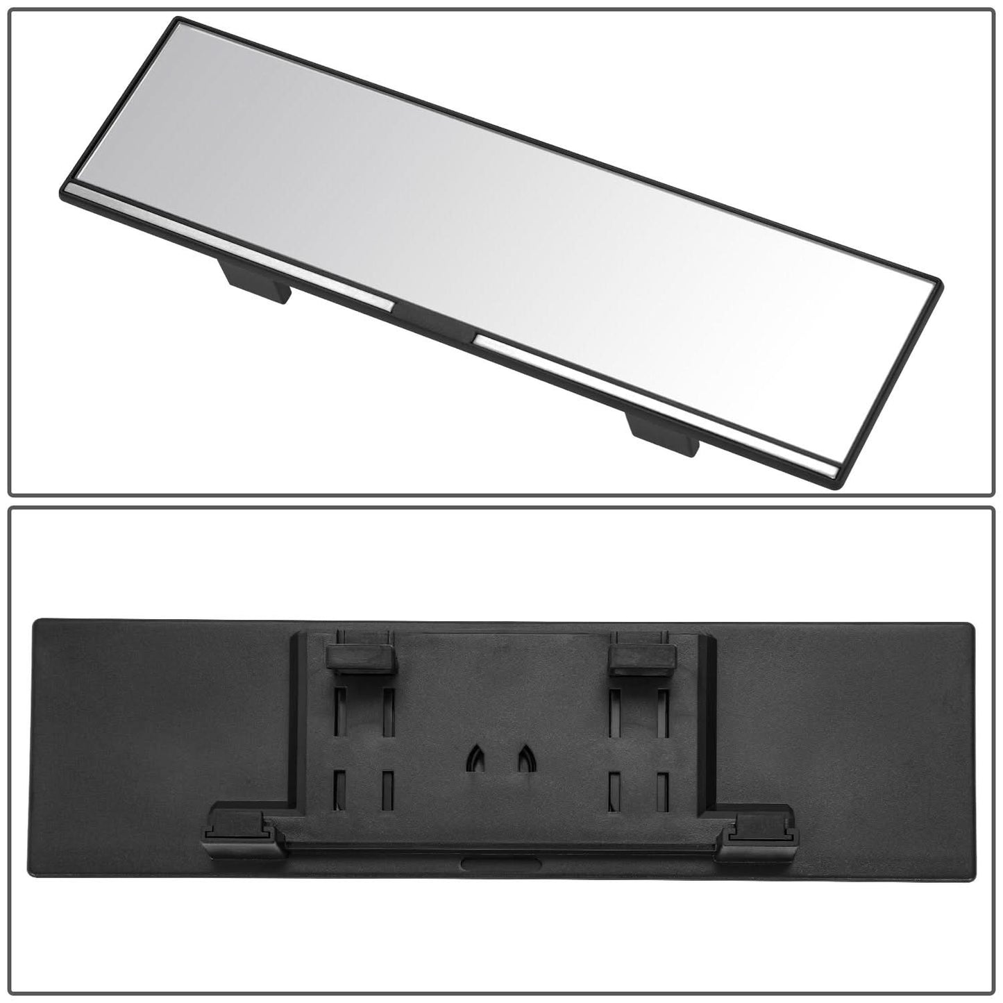 Universal Flat Panoramic Wide Angle Rear View Mirror 11x3