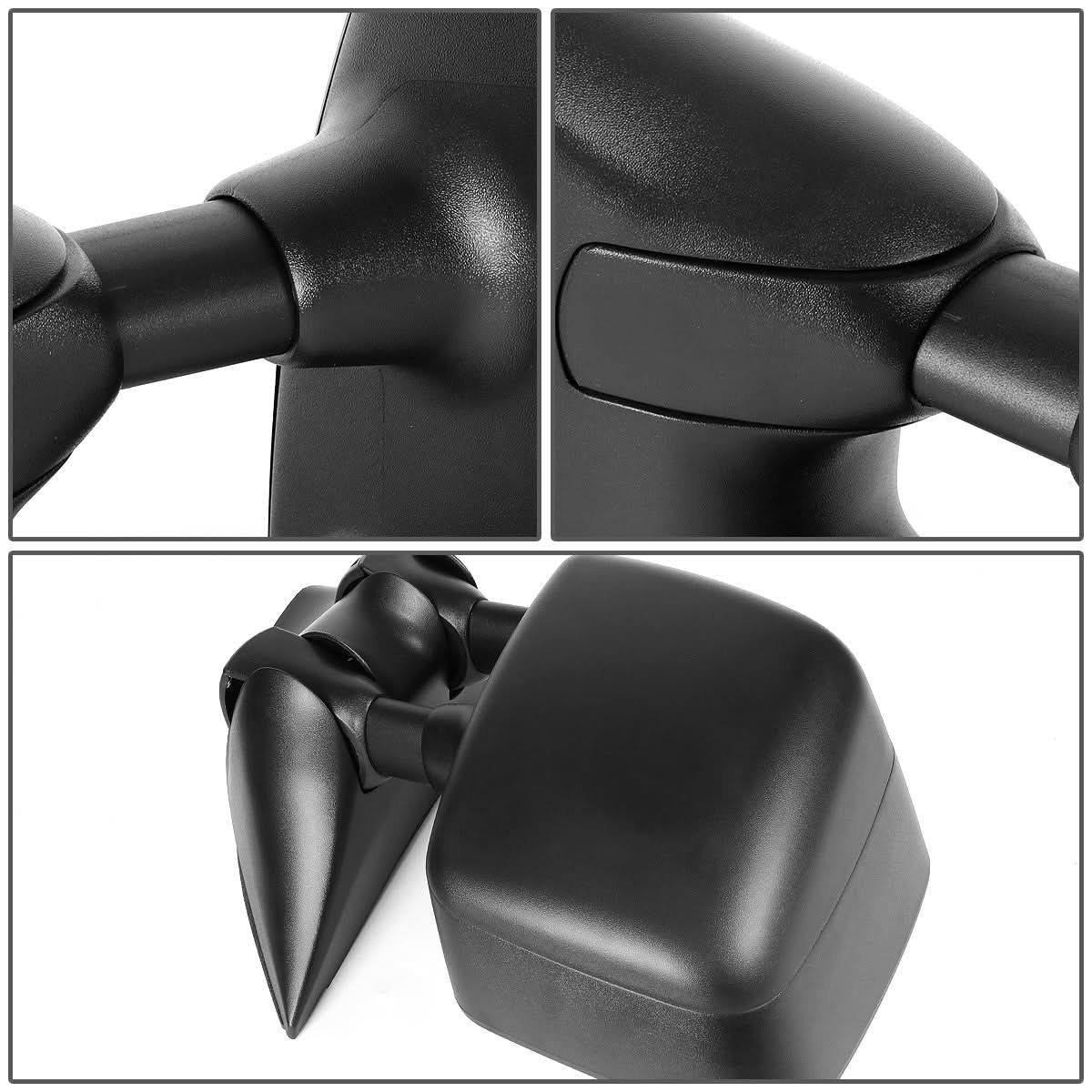 04-13 Nissan Titan QE Style Manual Side Mirror - Right Black