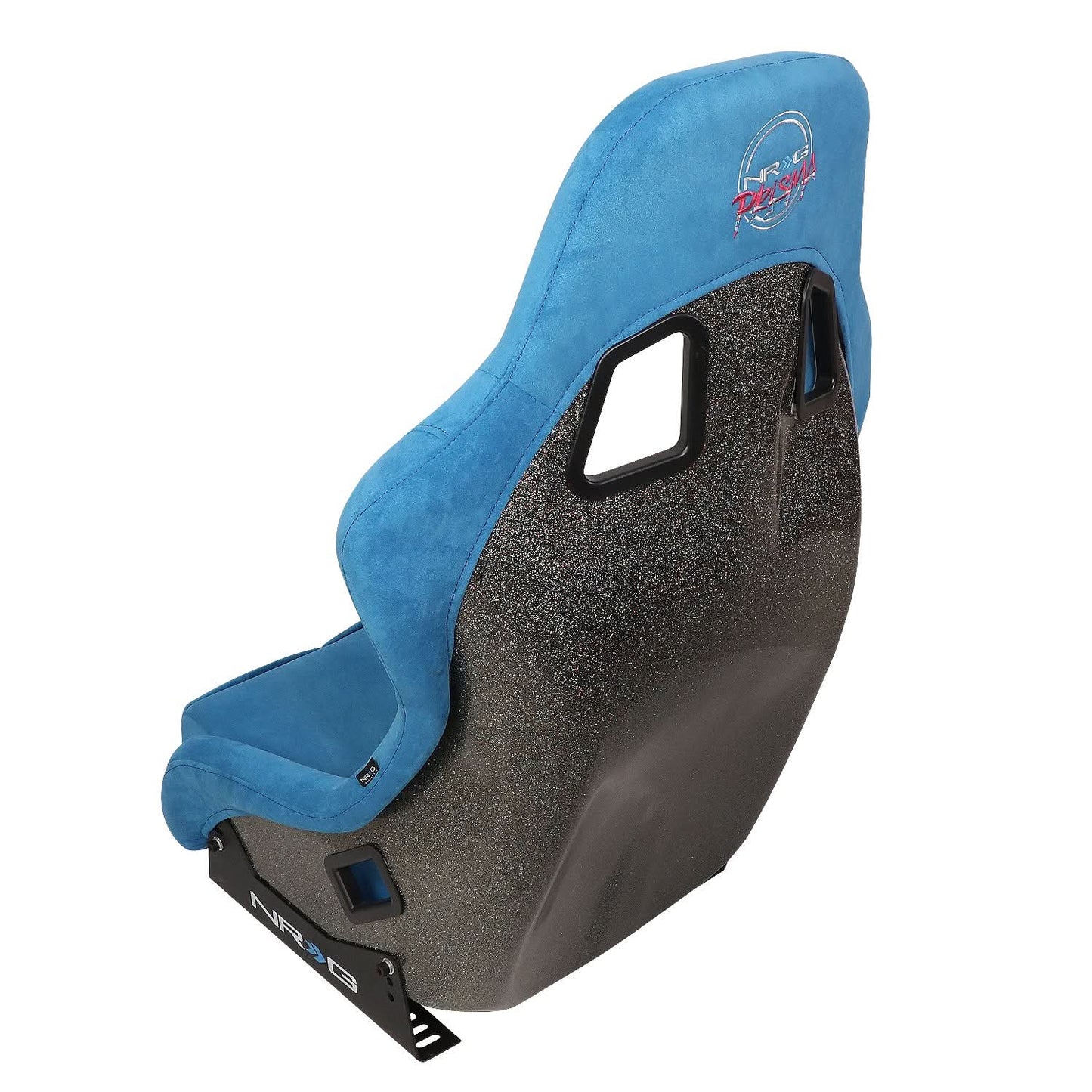 Prisma Ultra Style Fixed Back Bucket Racing Seat Blue Alcantara - FRP