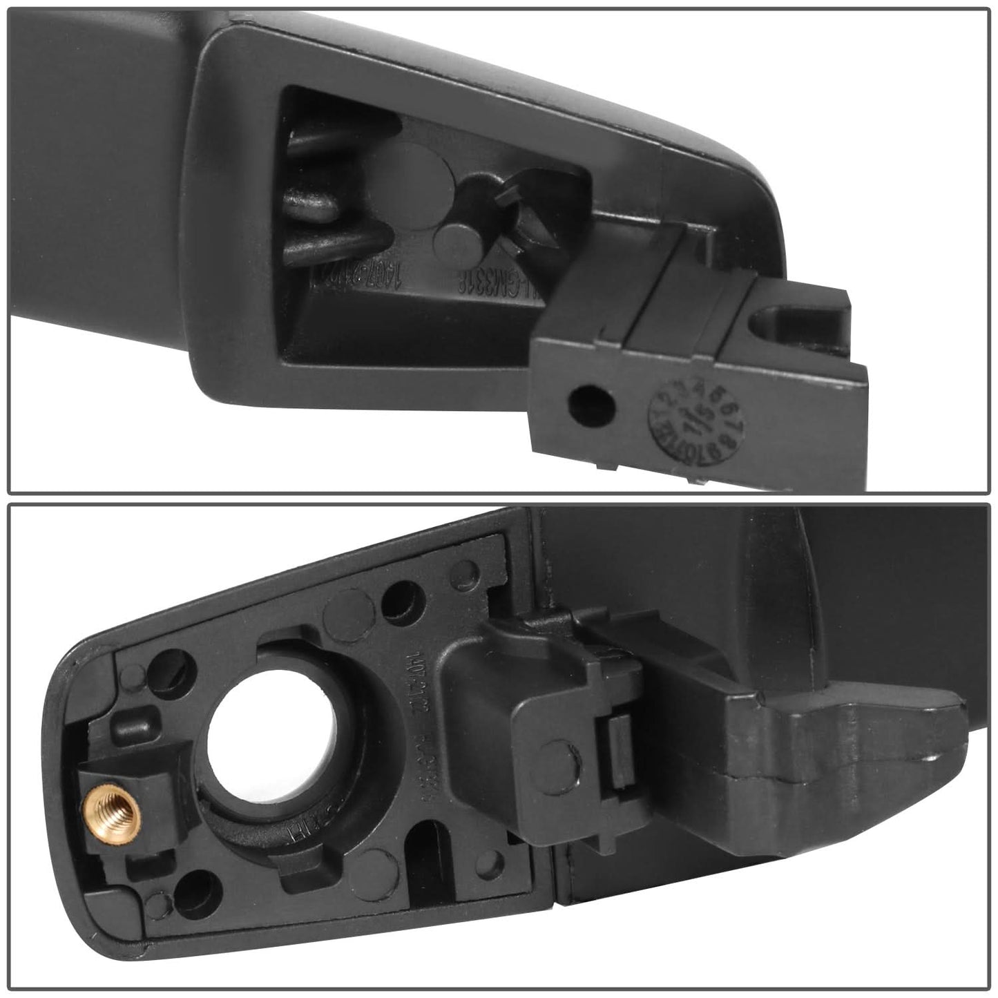 06-14 Cadillac CTS SRX STS Front Left Door Pull Handle - Primered Black