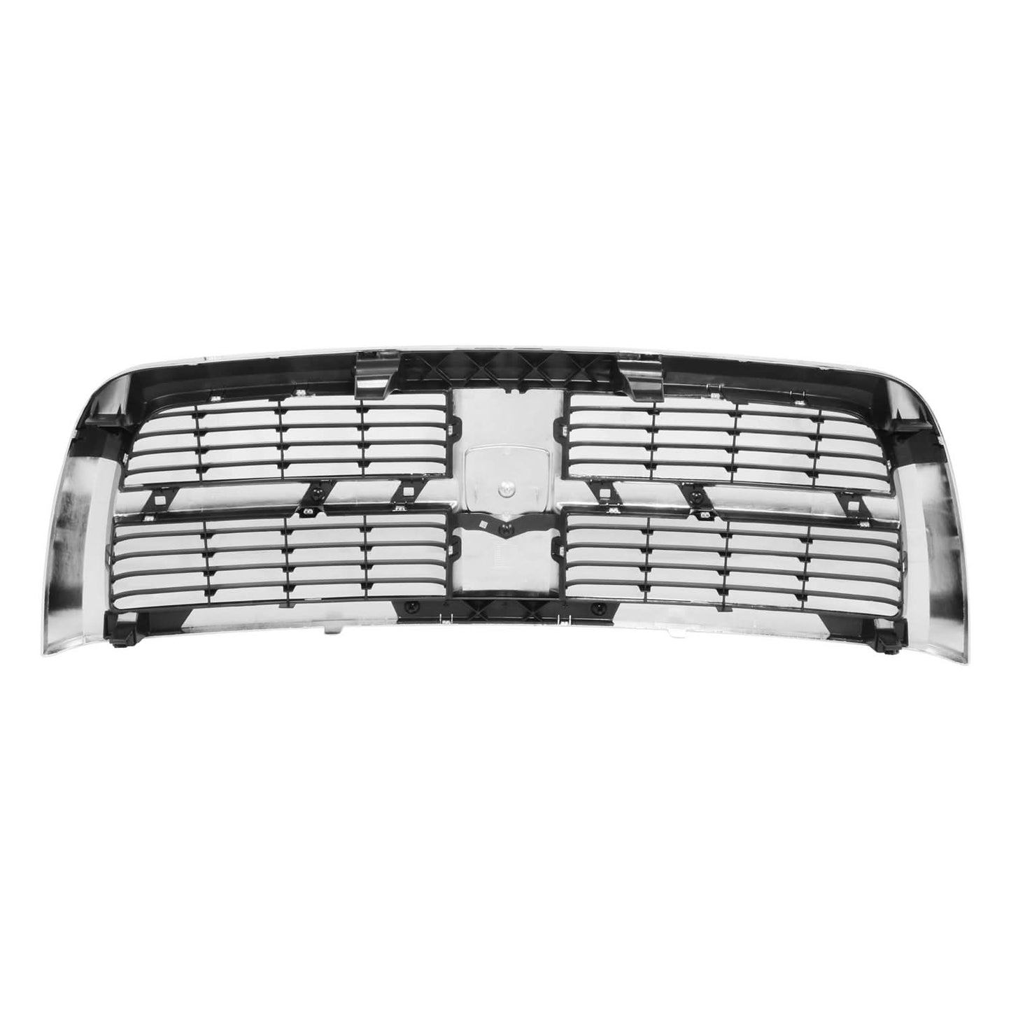2009-2018 Dodge Ram Black w/ Chrome Frame Front Grille Assembly