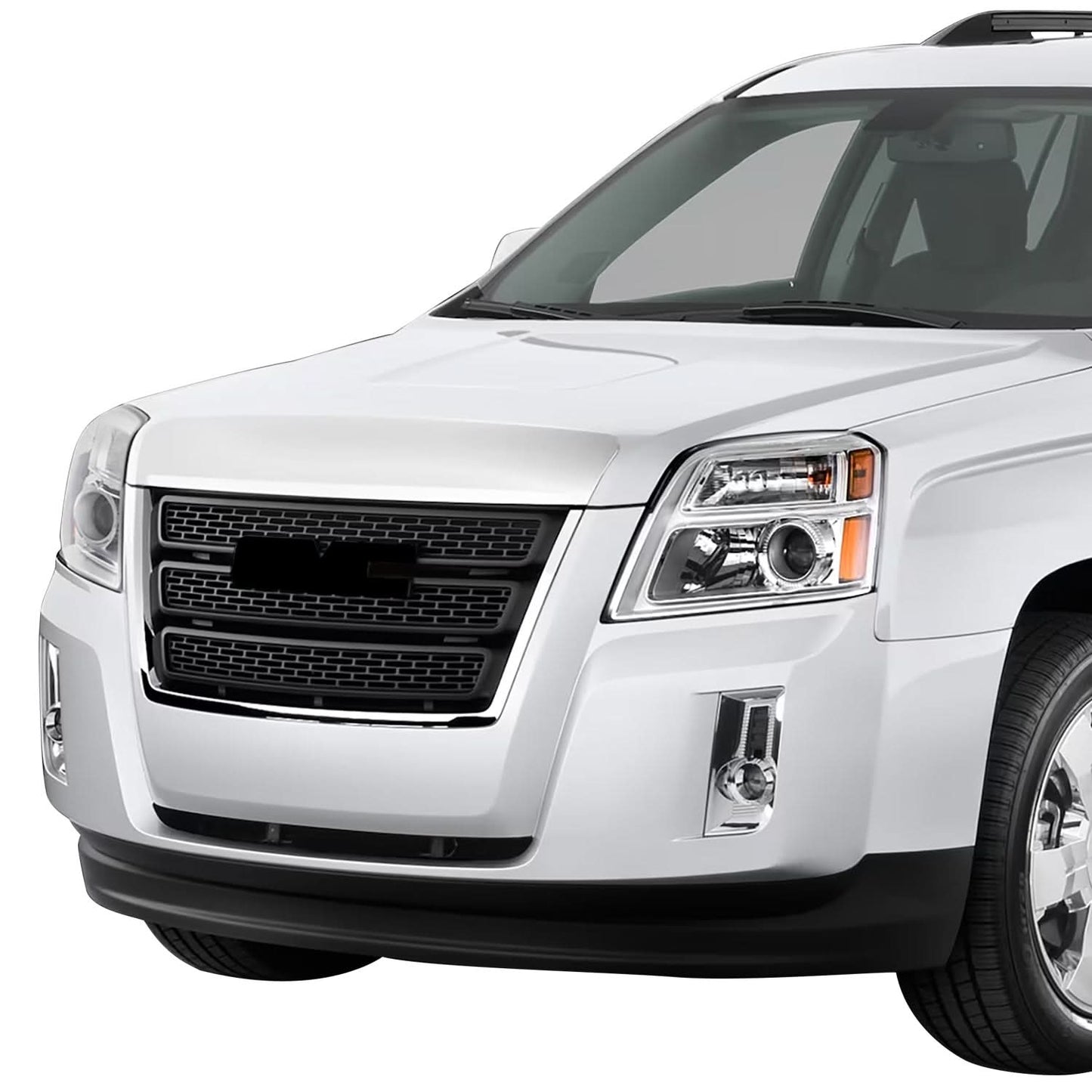 2010-2017 GMC Terrain SLE Front Grille Assembly Matte Black Chrome