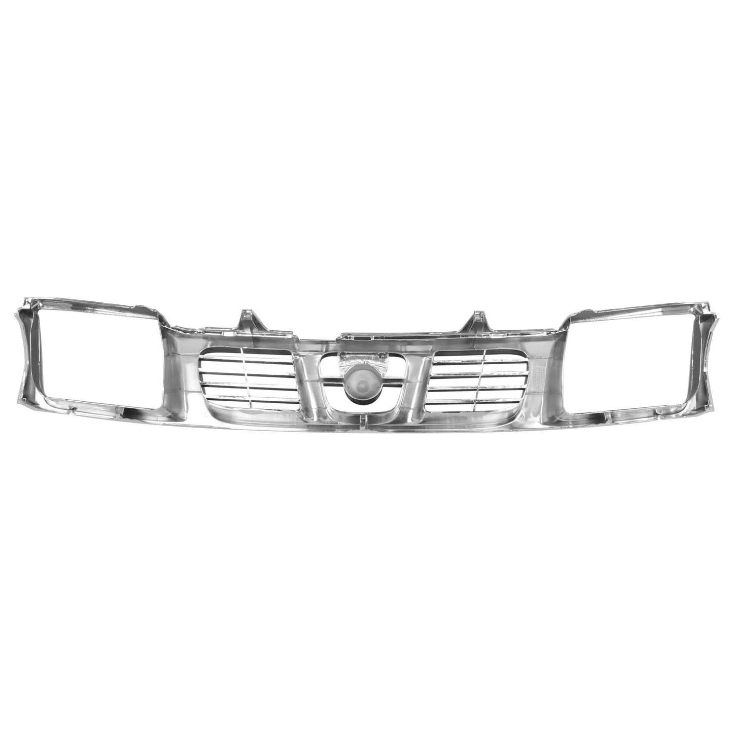 1998-2004 Nissan Frontier Chrome/Black/Gray Grille Assembly
