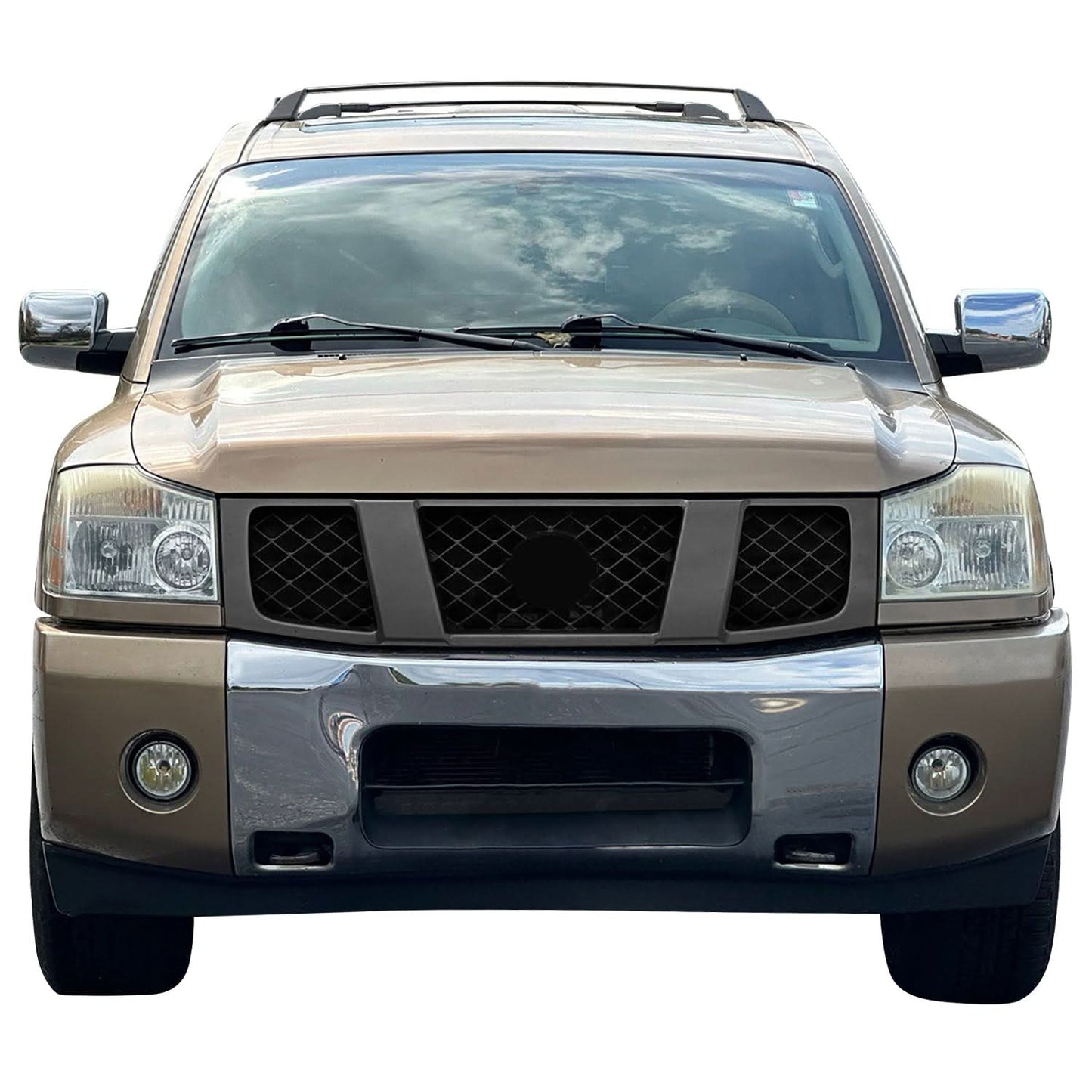 2004-2015 Nissan Titan/Armada Black Front Grille Assembly