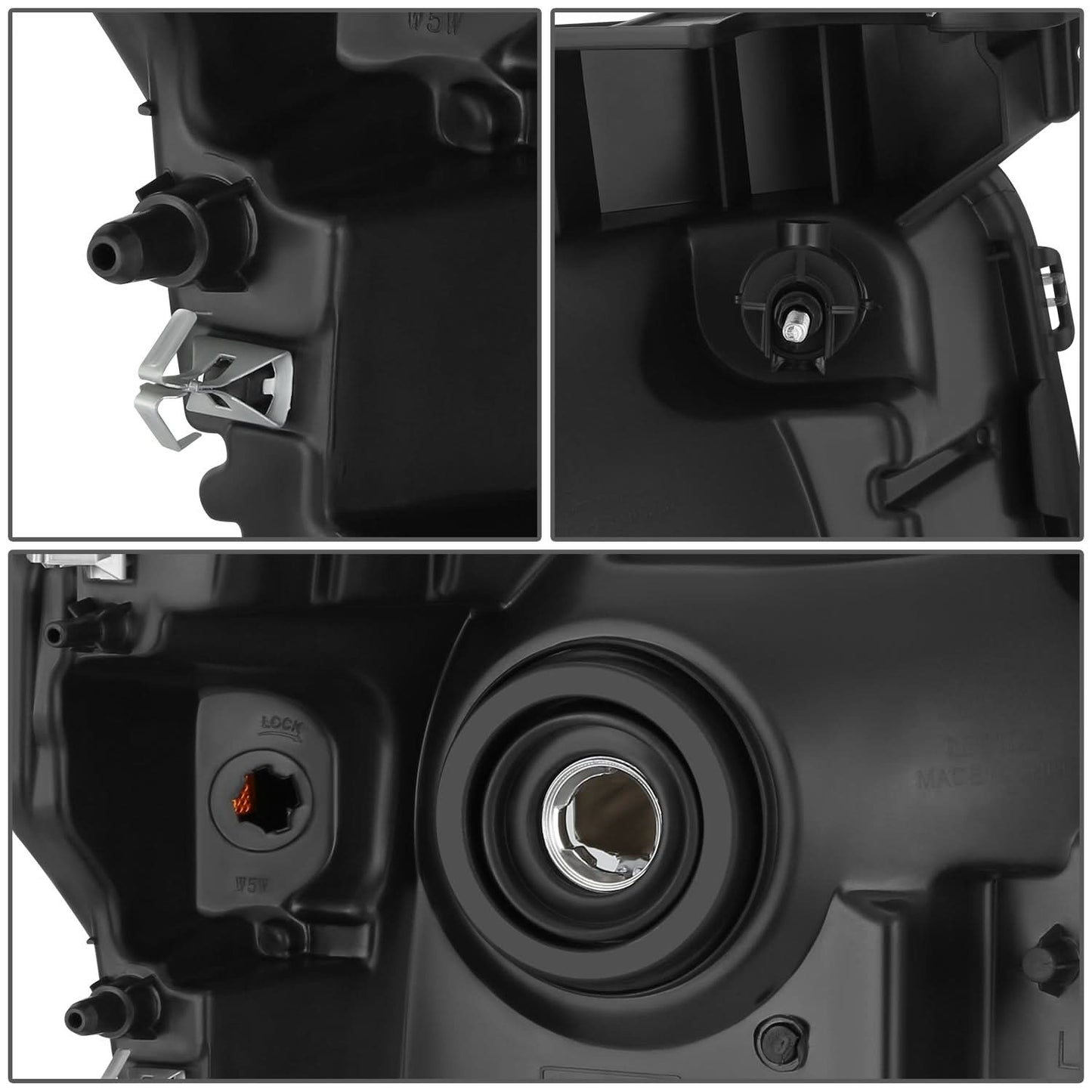 2010-2014 Ford F-150 OE Style Black Housing Headlights - Left