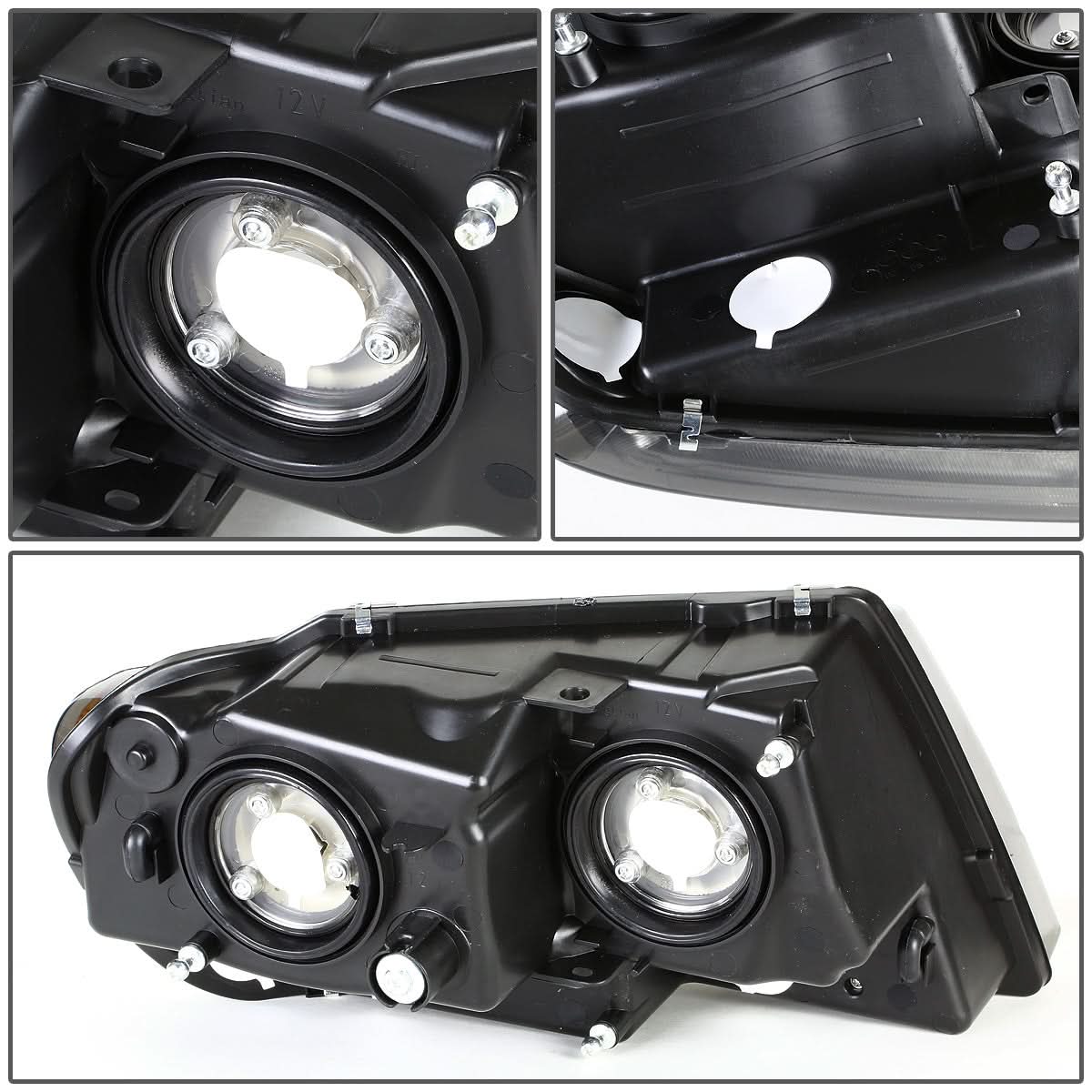 99-04 Jeep Grand Cherokee OE Style Left Headlight Chrome Housing
