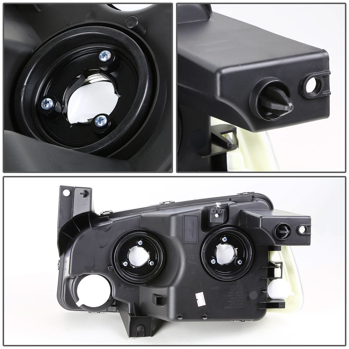 06-10 Dodge Charger OE Style Headlights Black Housing Right Side