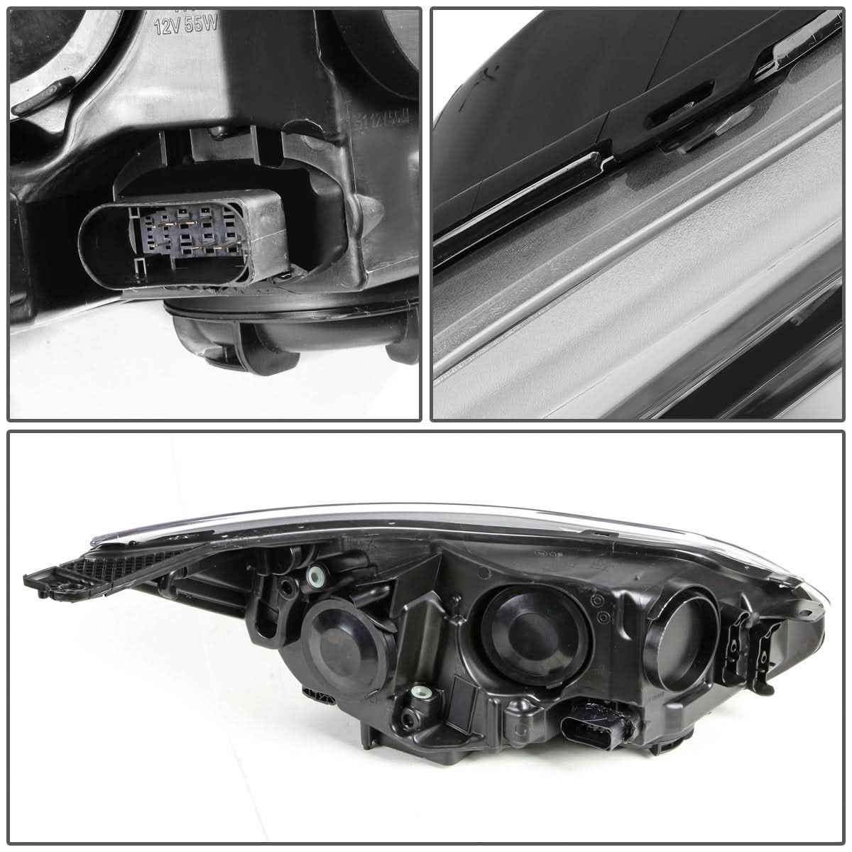 2012-2014 Ford Focus OE Style Halogen Headlight - Left Side