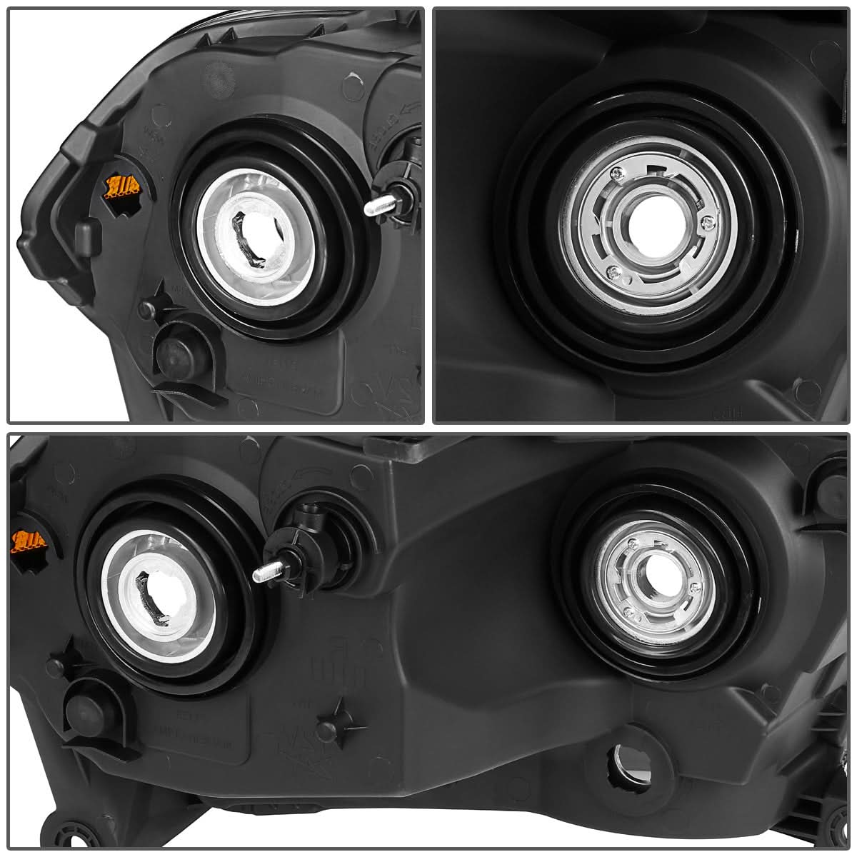 2011-2013 Dodge Durango OE Style Right Halogen Headlight - Black