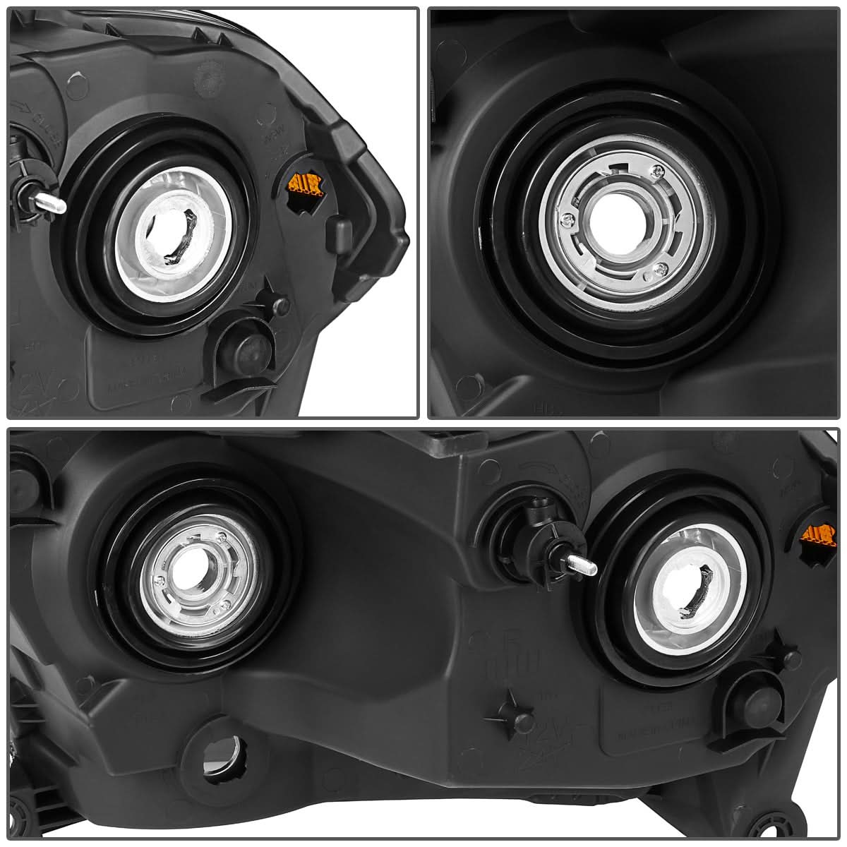 2011-2013 Dodge Durango OE Style Halogen Headlights Chrome Left