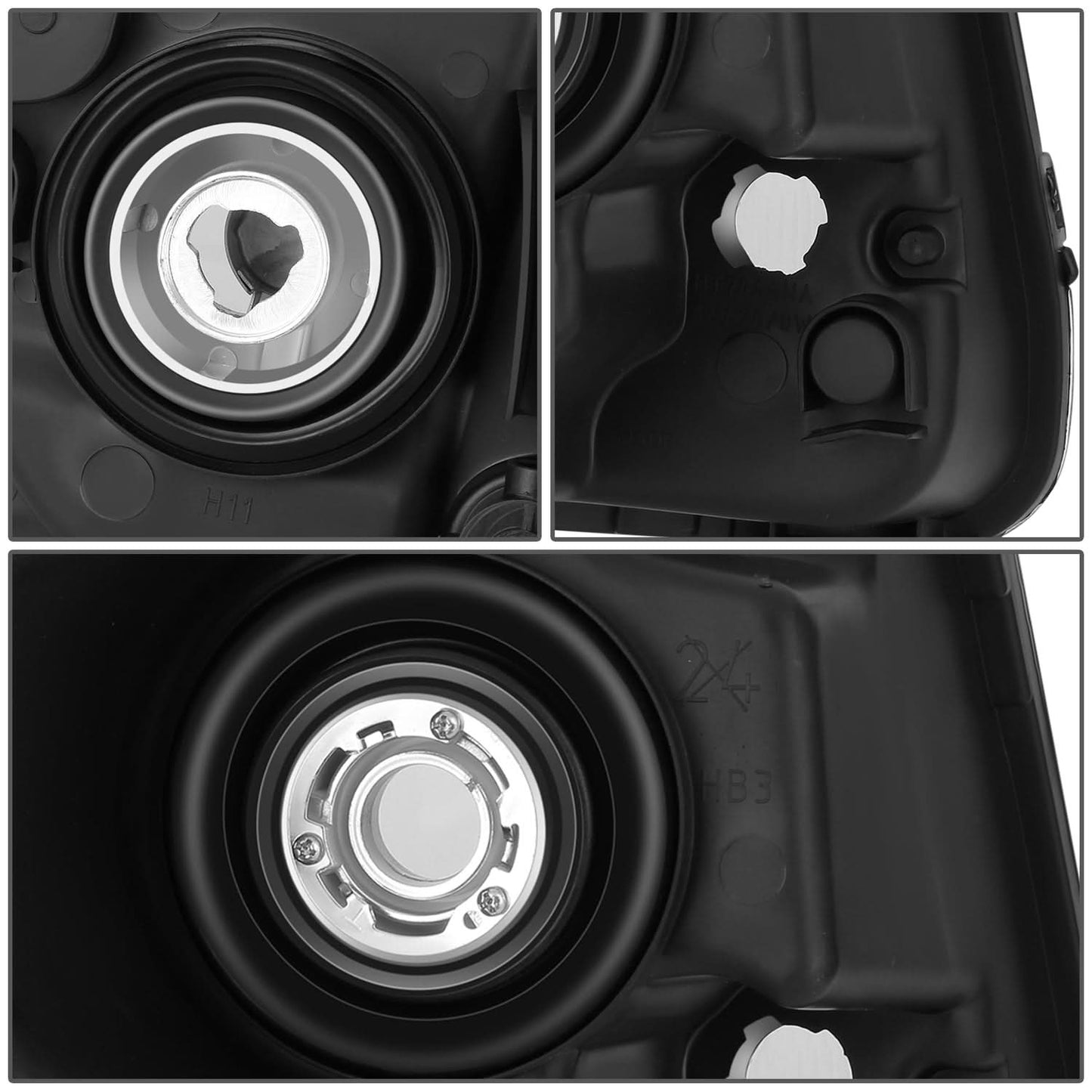 2011-2013 Jeep Grand Cherokee OE Style Left Headlight - Chrome Housing
