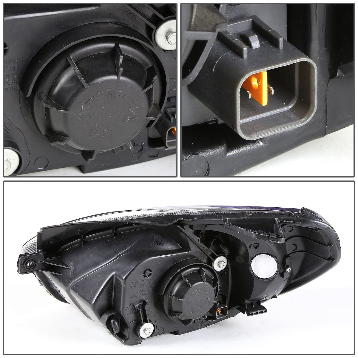 2006-2011 Hyundai Accent OE Style Left Headlight - Chrome