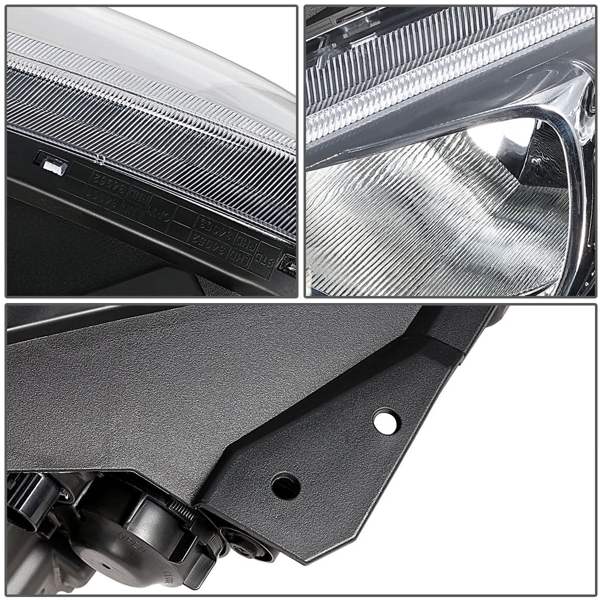 2019-2021 Kia Forte OE Style Left Headlight - Black