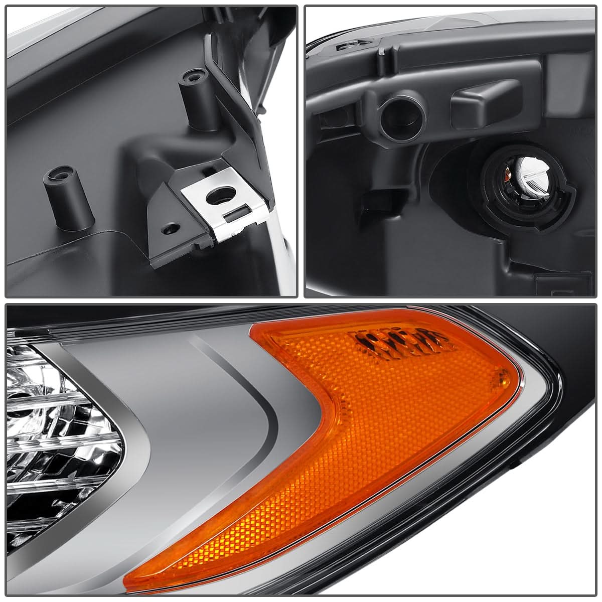 2013-2016 Ford Fusion OE Style Left Headlight