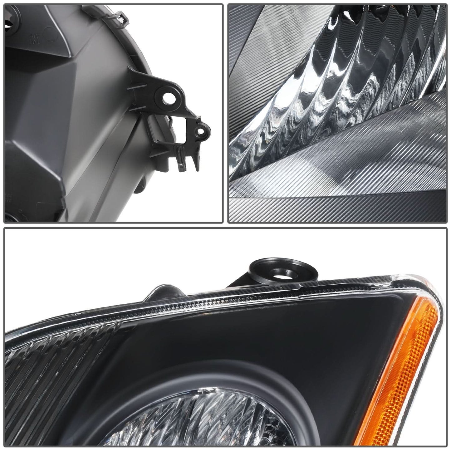 07-09 Nissan Sentra OE Style Left Side Black Headlight