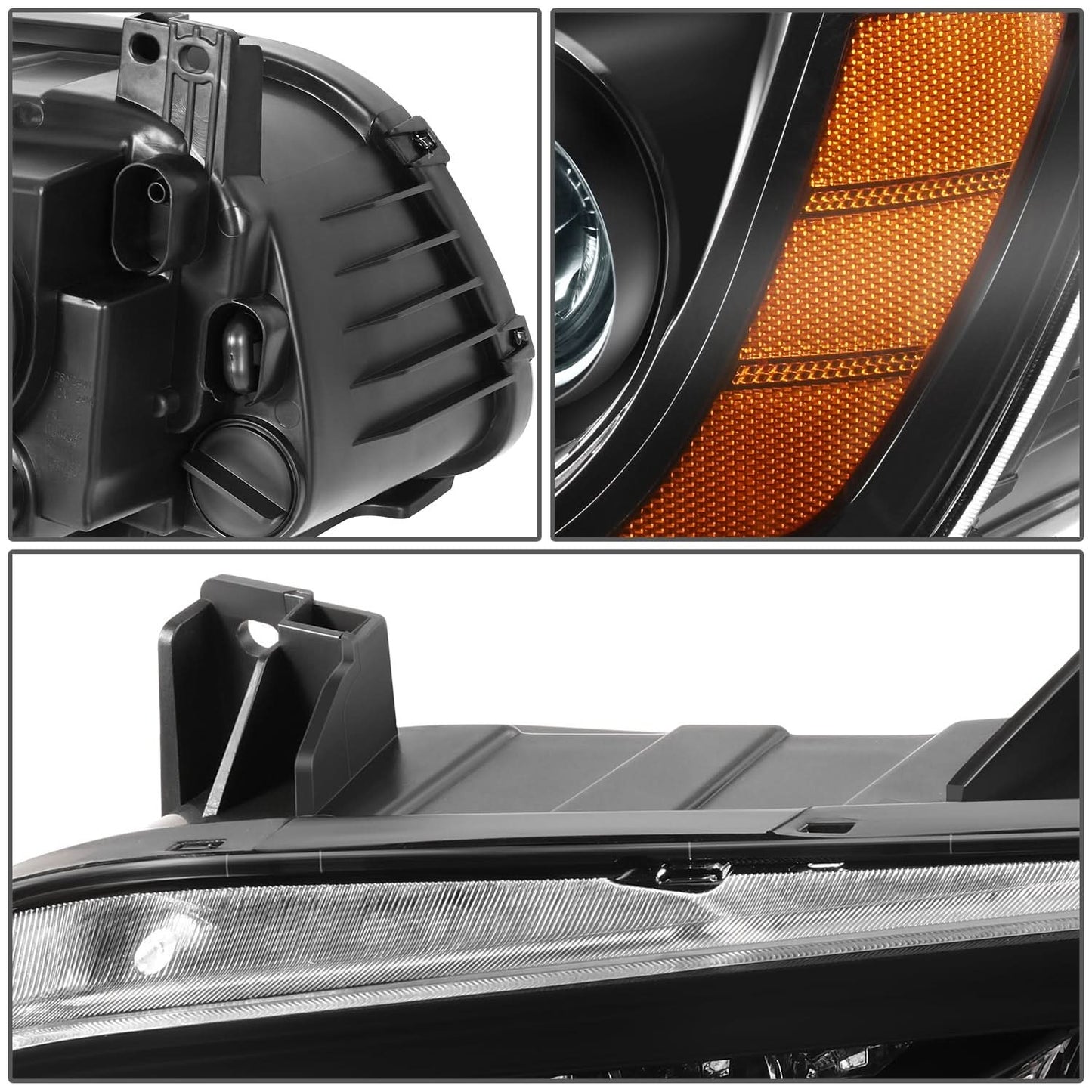 2011-2014 Chrysler 300C OE Style Left Side Headlight - Black