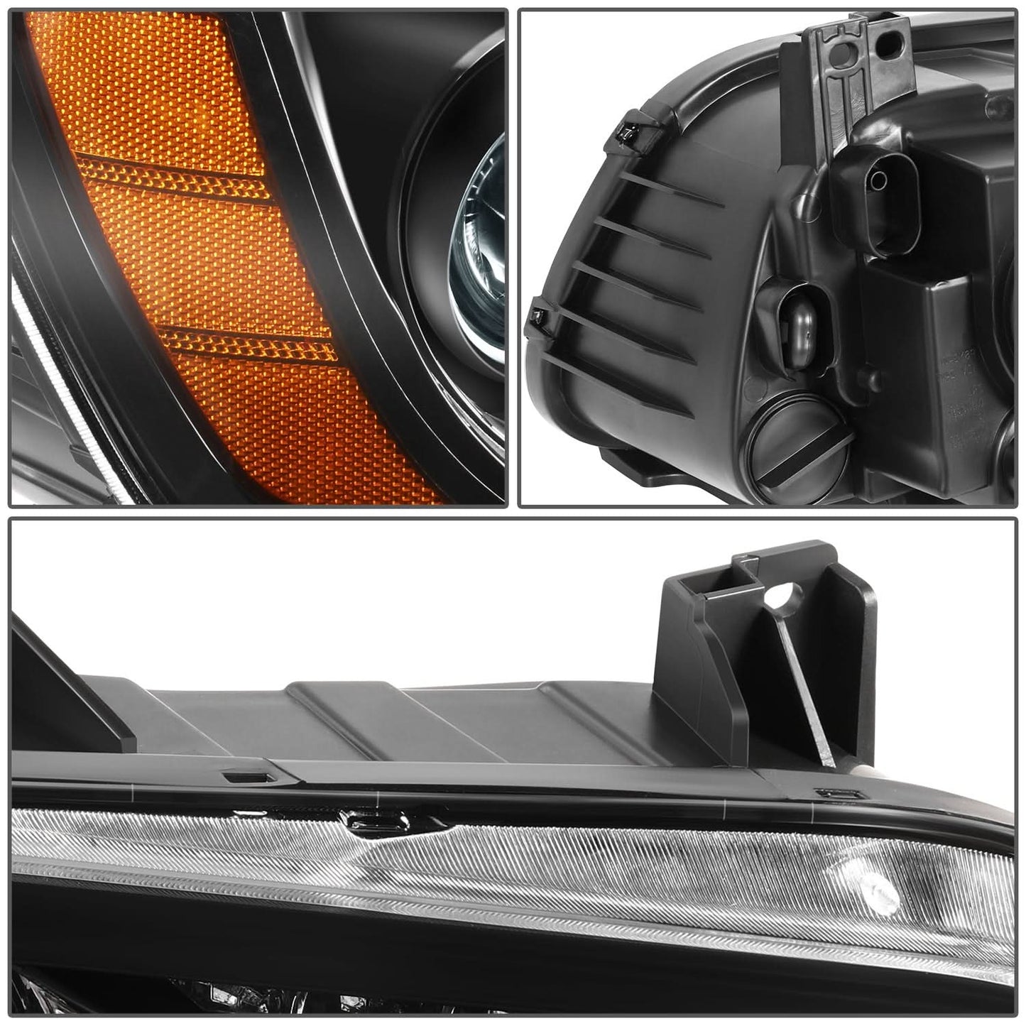 2011-2014 Chrysler 300C OE Style Right Side Headlight - Black