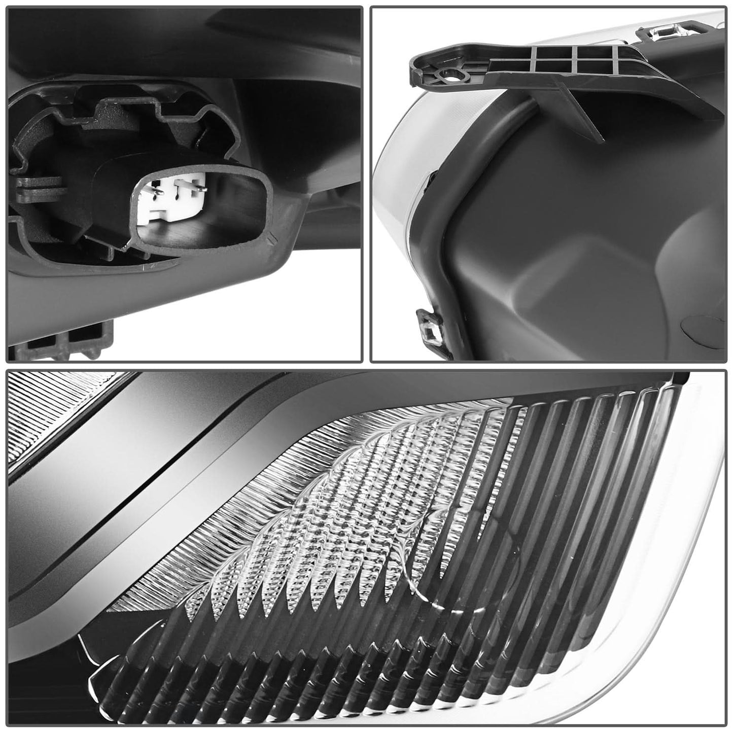 2015-2023 Ford Transit OE Style Headlights - Black Housing Right