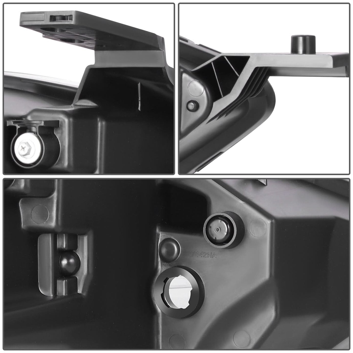 2013-2016 Dodge Dart OE Style Black Housing Headlights - Left