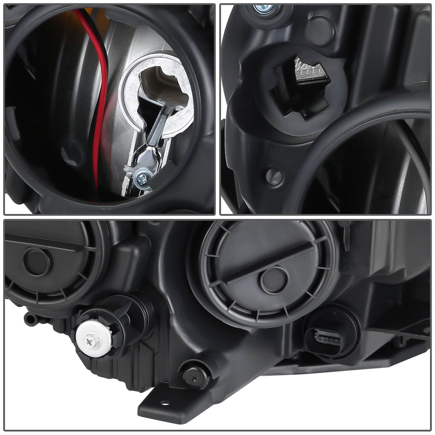 17-21 Jeep Compass OE Style Headlights - Black Housing Clear Reflector
