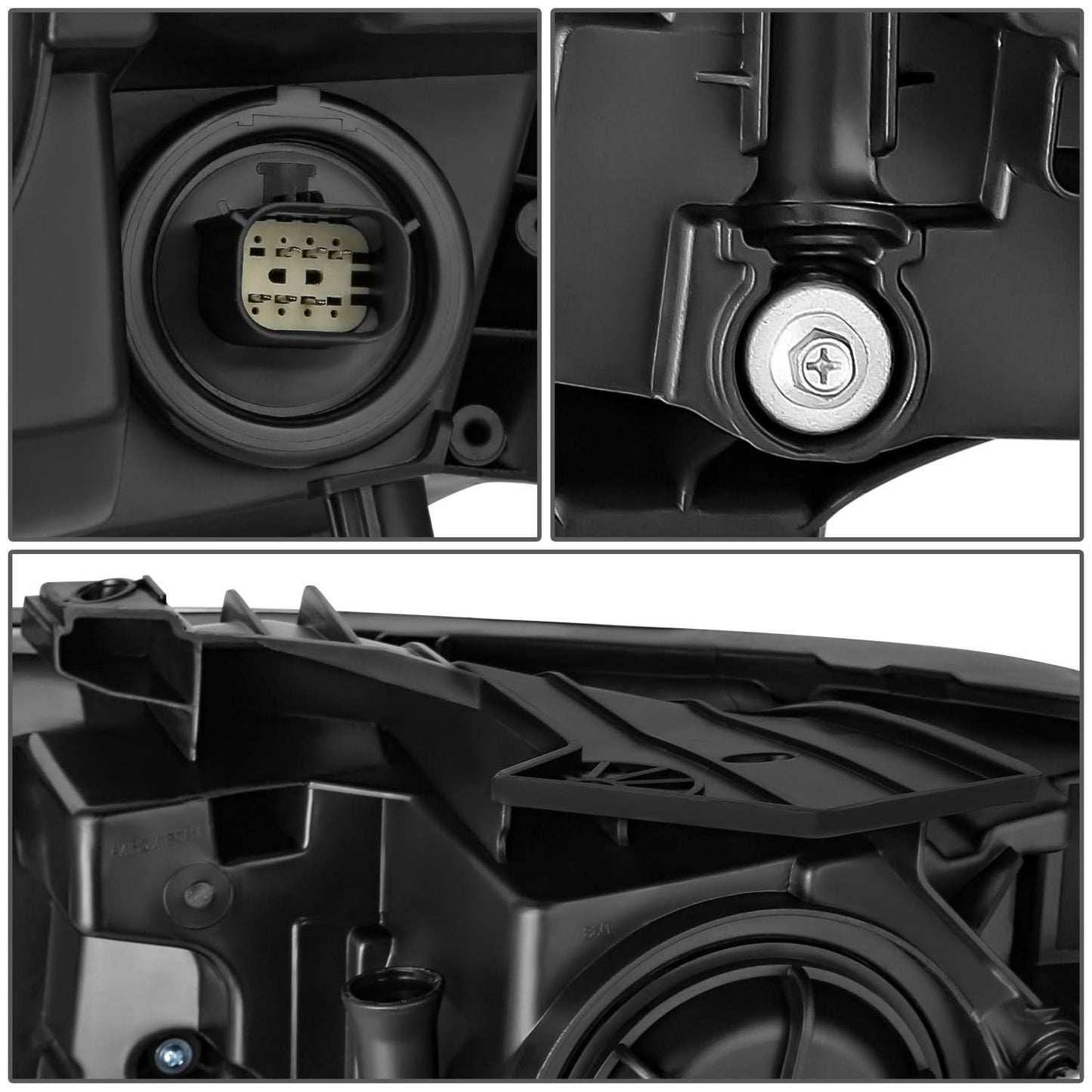 2016-2022 Chevrolet Camaro Projector Headlights - Right Side Black