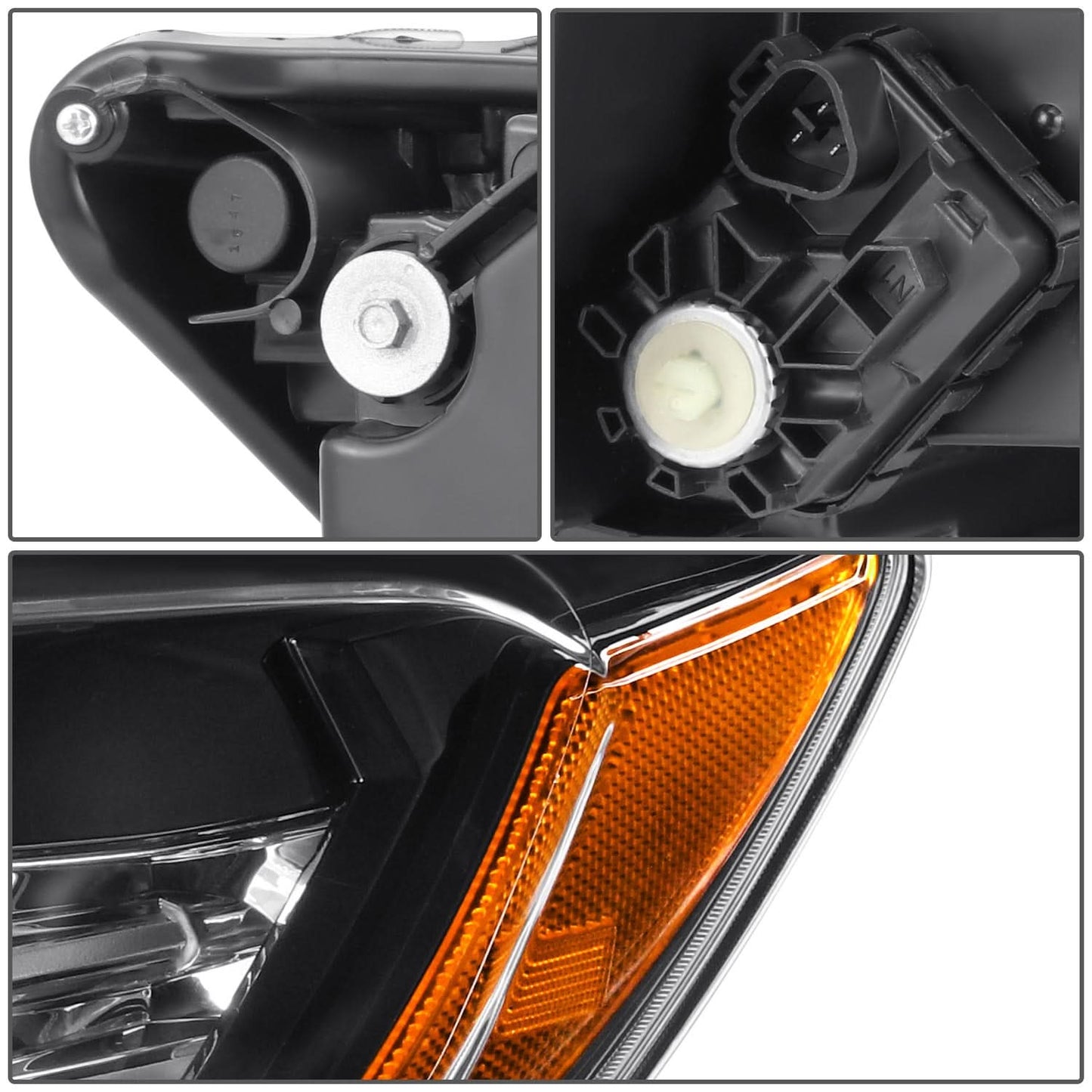 2017-2019 Nissan Rogue OE Style Full LED Hybrid Headlight - Left Side
